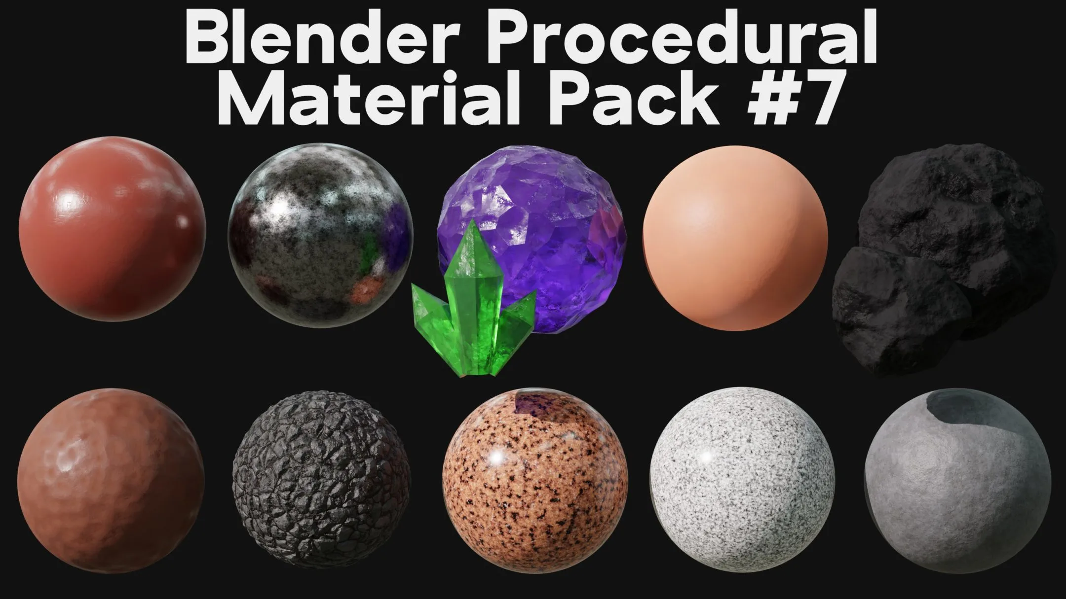 Blender Procedural Material Pack #7