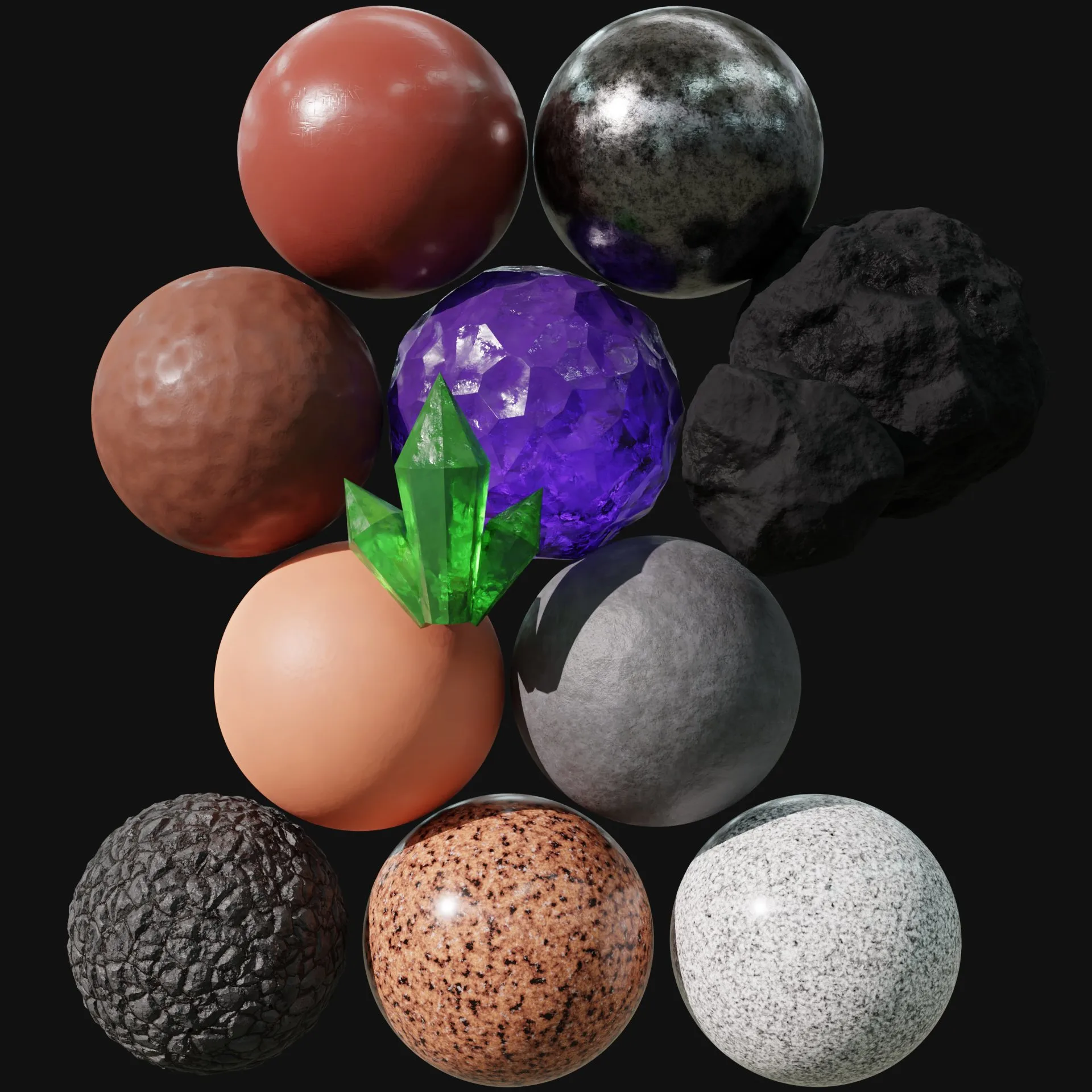 Blender Procedural Material Pack #7