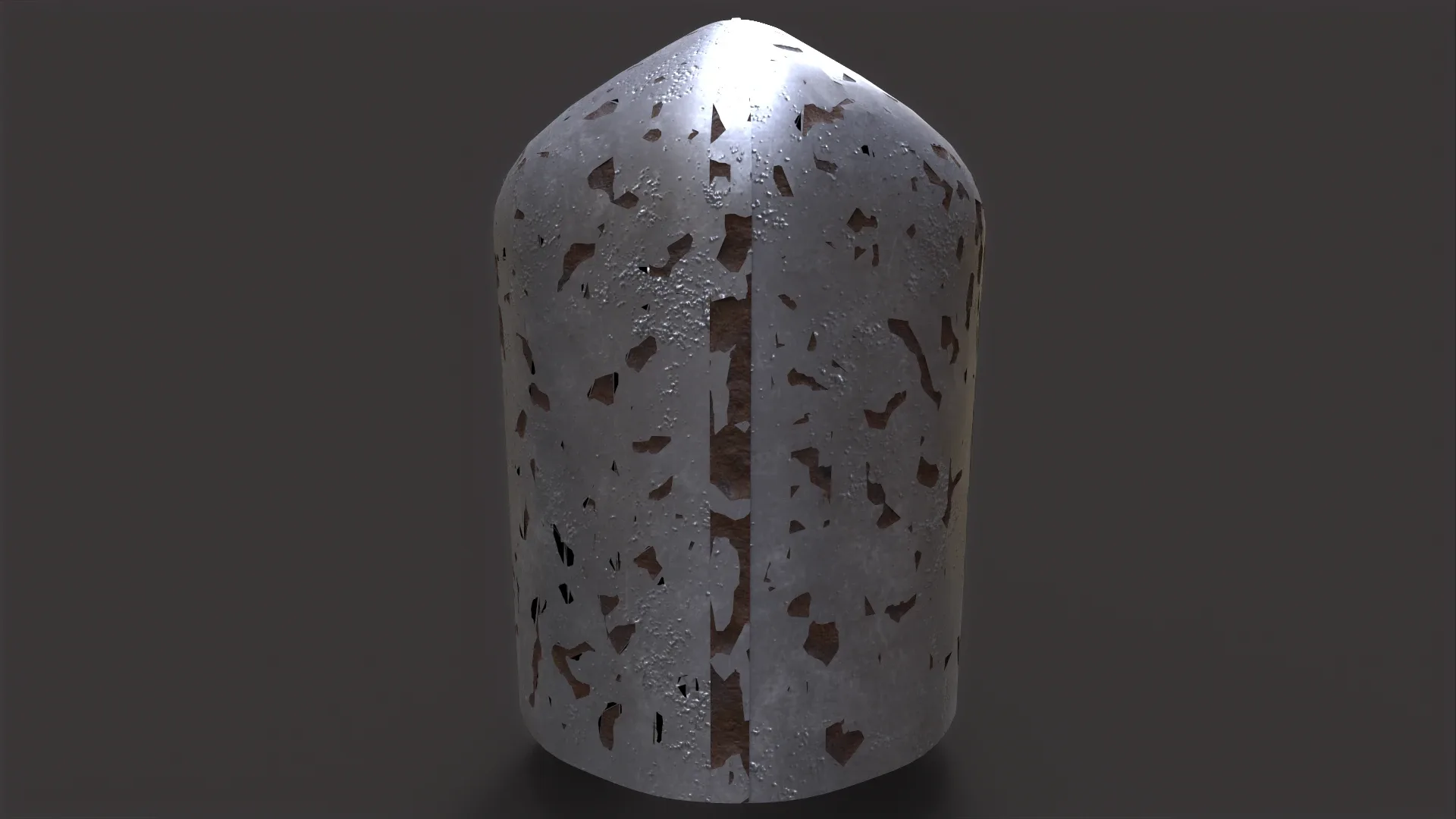 Old Medieval Helmet - Game Ready