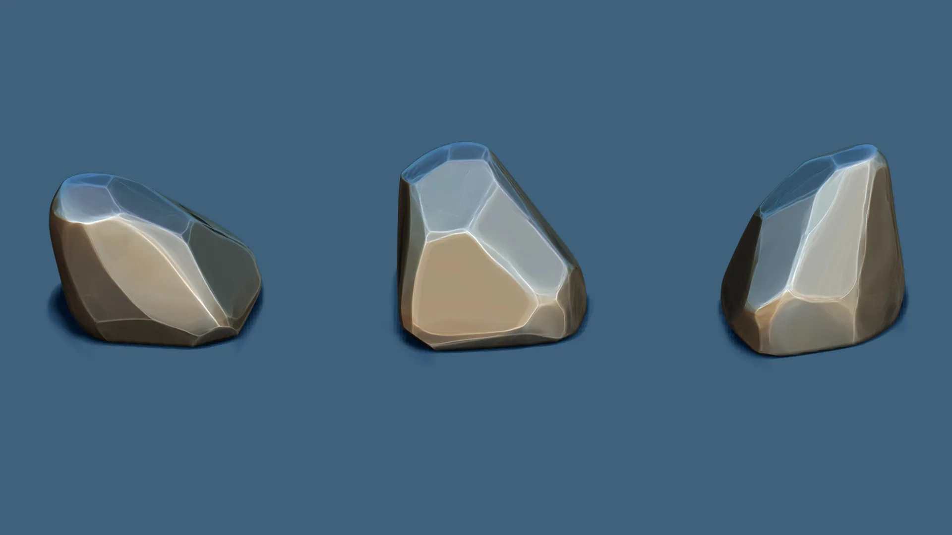 ZBrush - Stylized Stones IMM Brushes