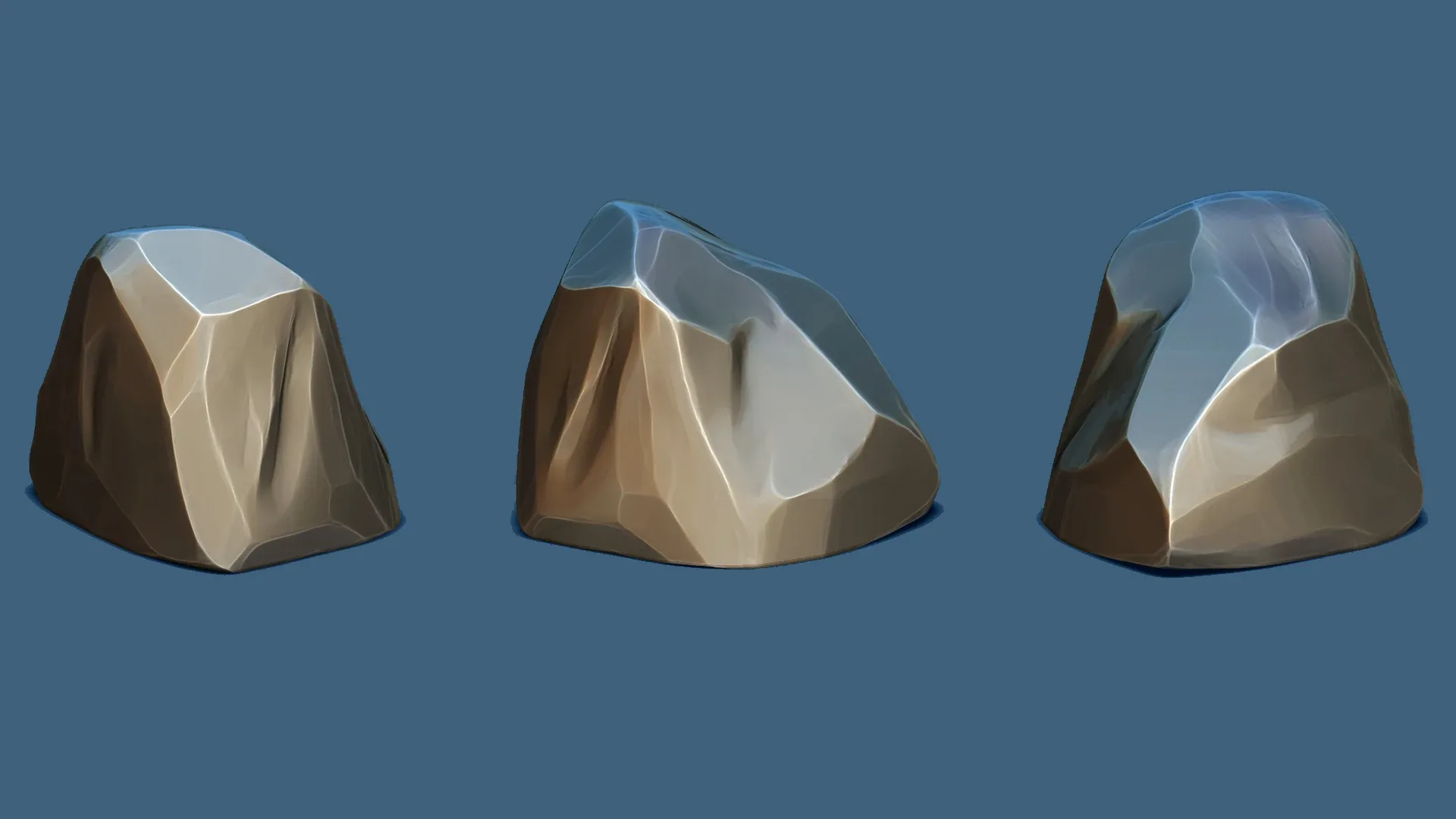 ZBrush - Stylized Stones IMM Brushes