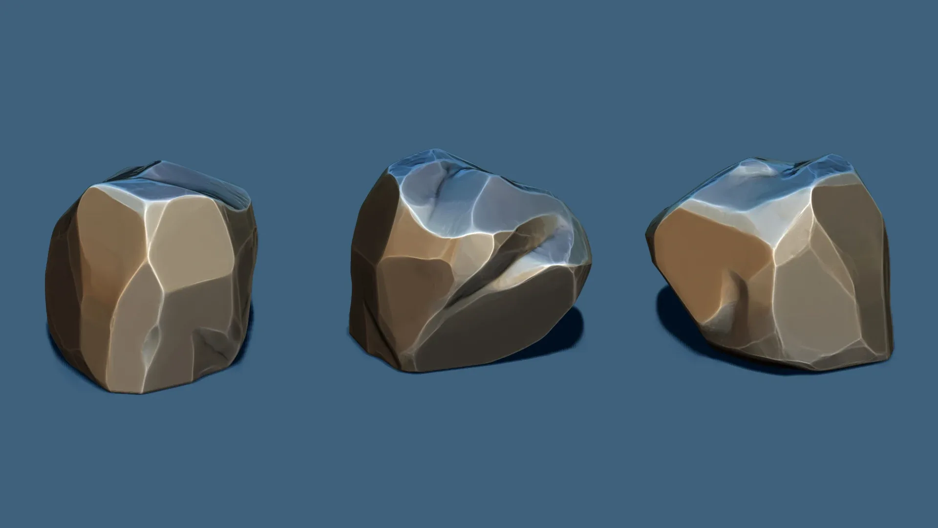 ZBrush - Stylized Stones IMM Brushes