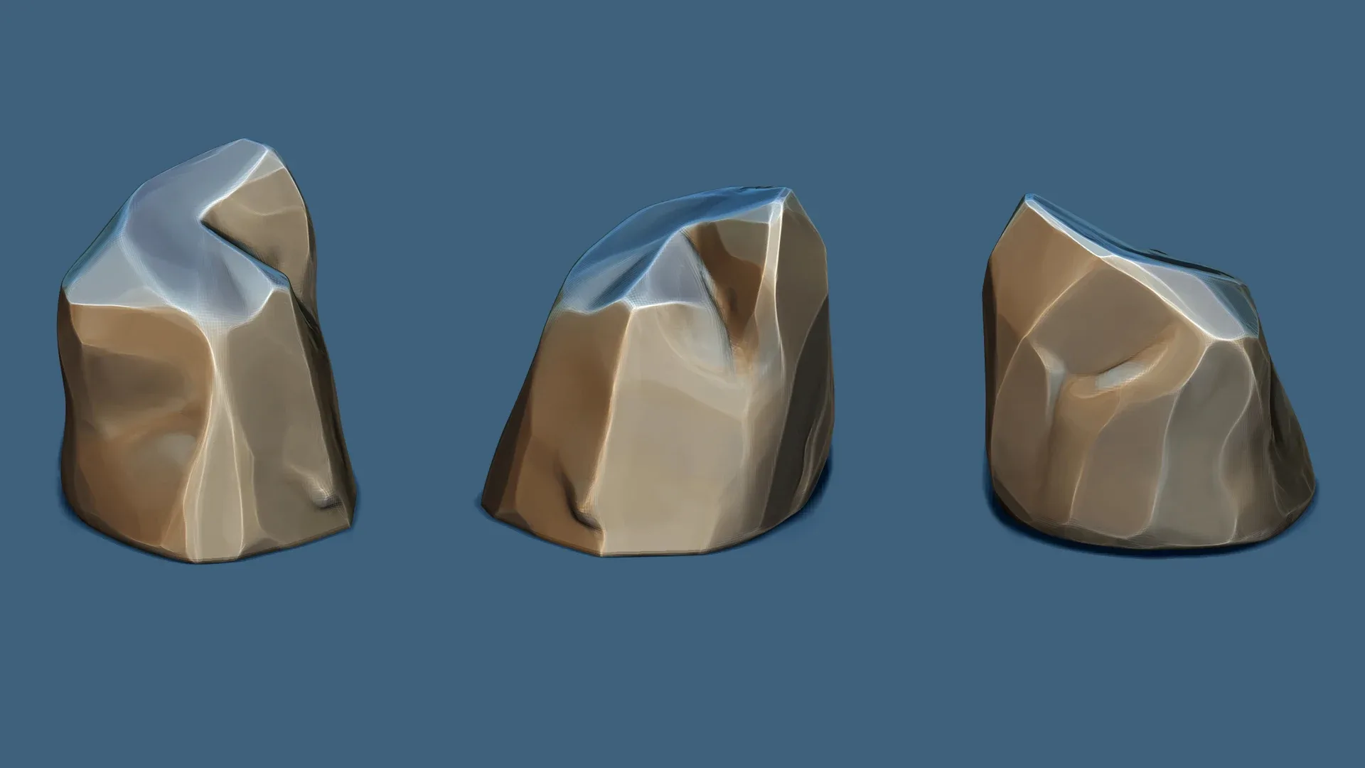 ZBrush - Stylized Stones IMM Brushes