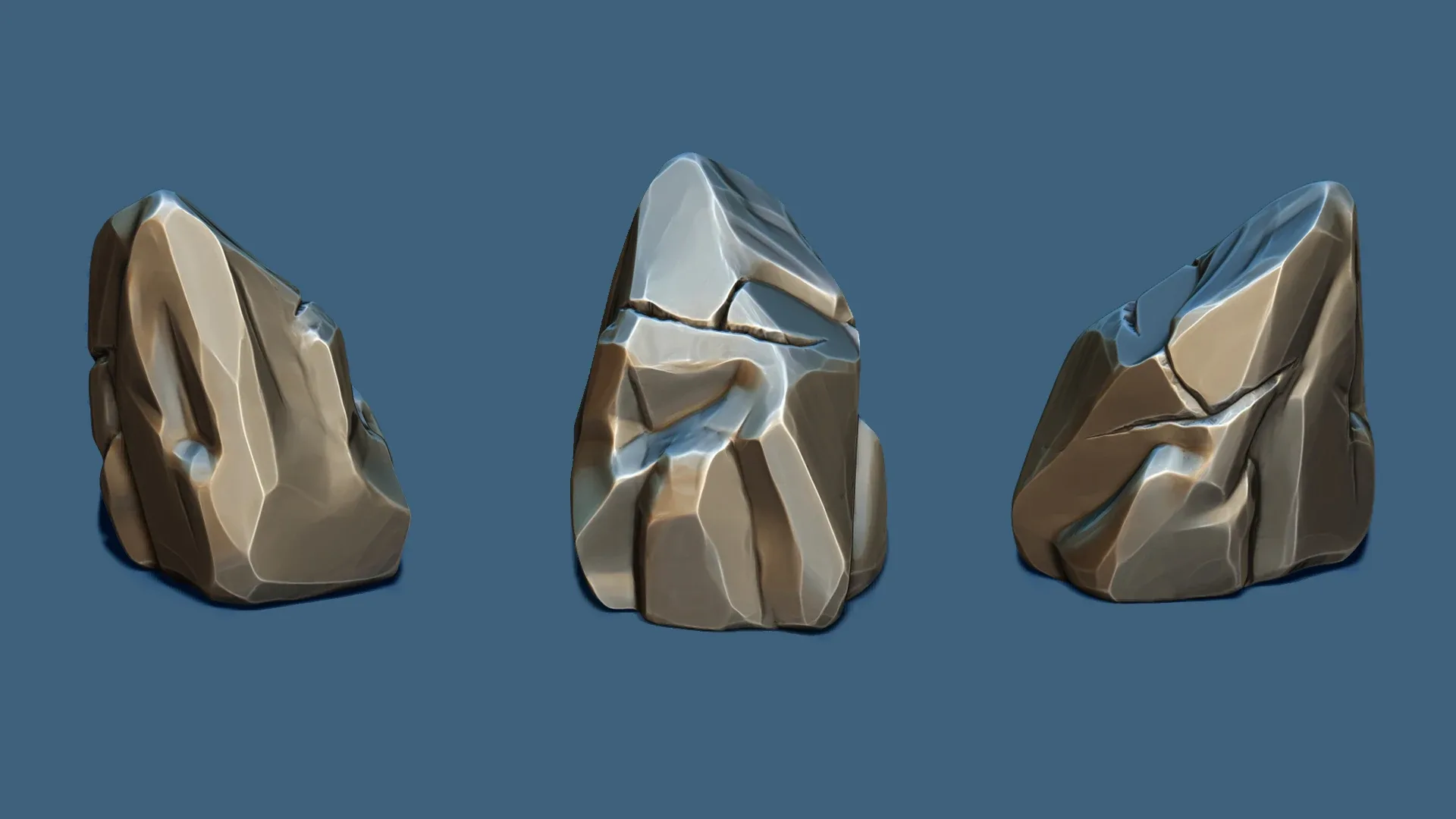 ZBrush - Stylized Stones IMM Brushes