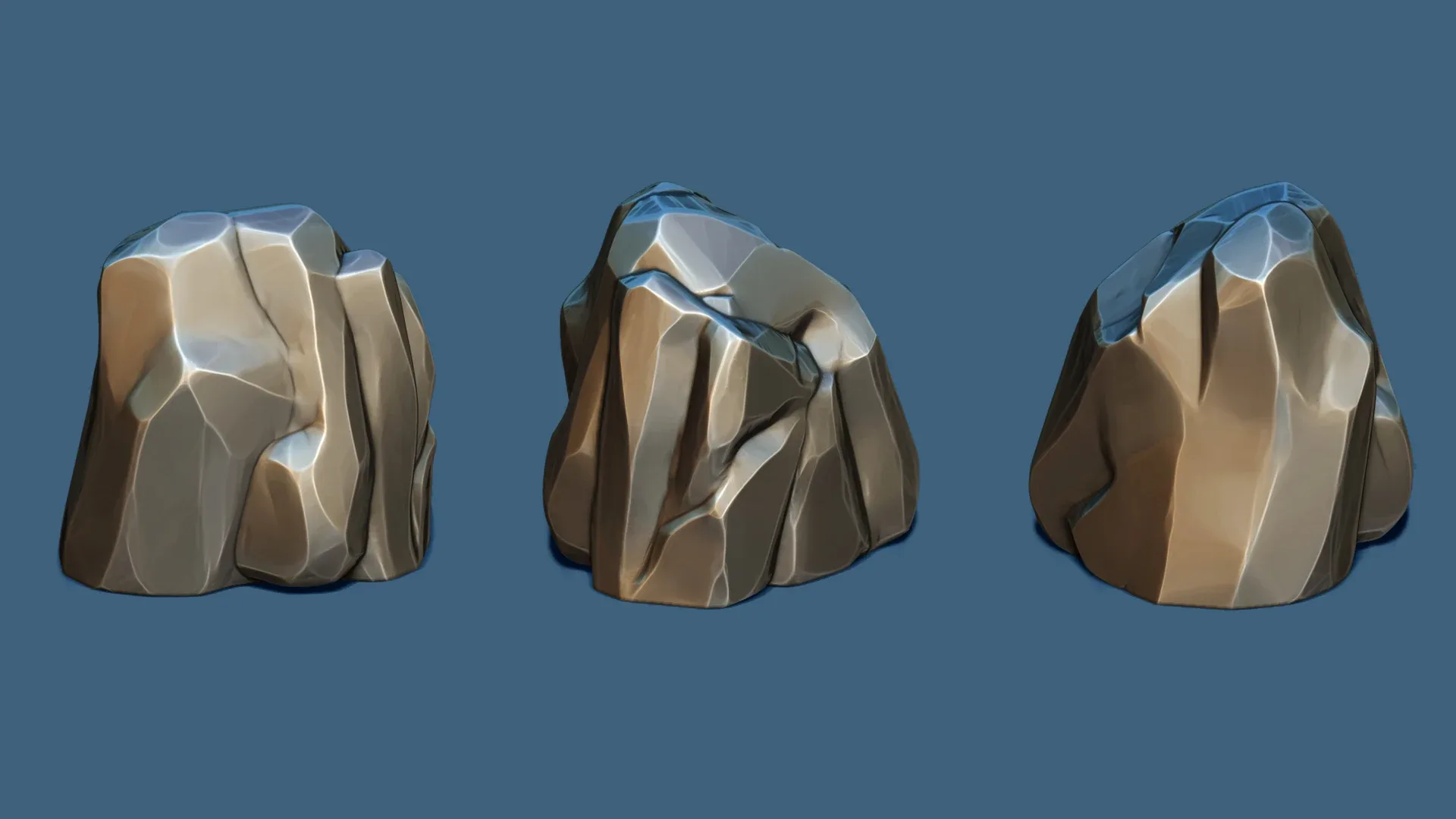 ZBrush - Stylized Stones IMM Brushes