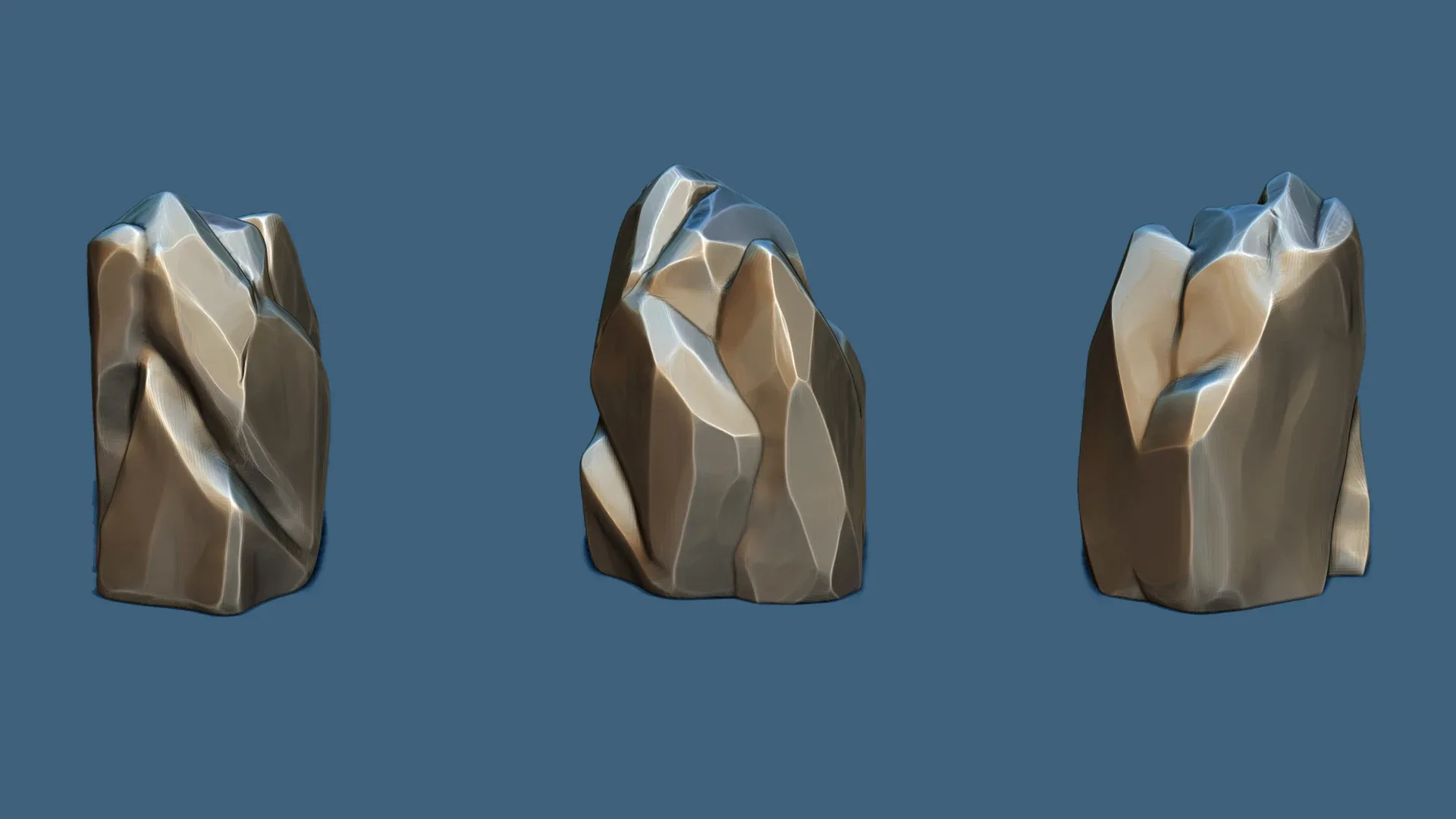 ZBrush - Stylized Stones IMM Brushes