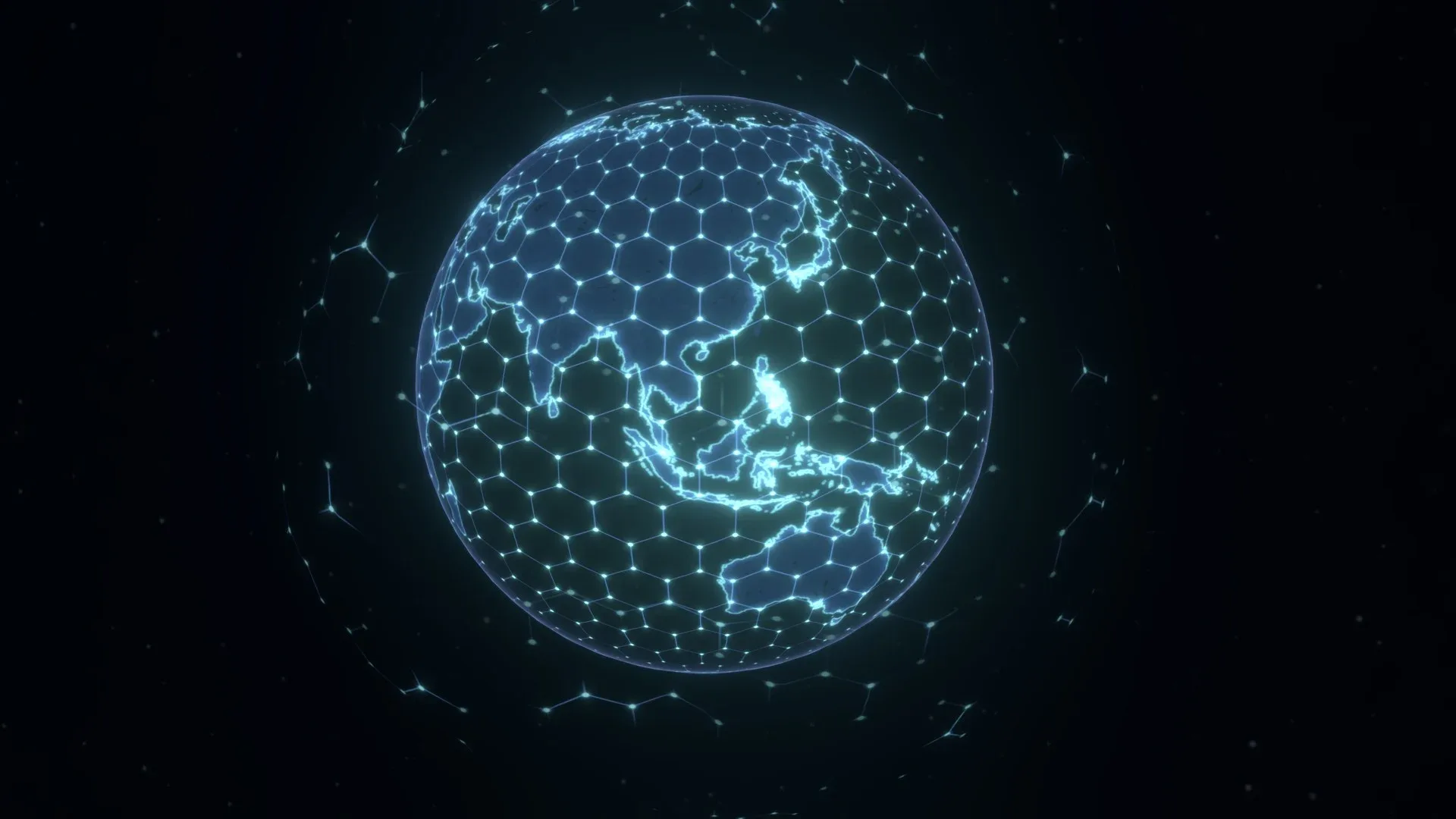 Animated Hologram Planet Earth No.5 Sci-Fi 3D Model