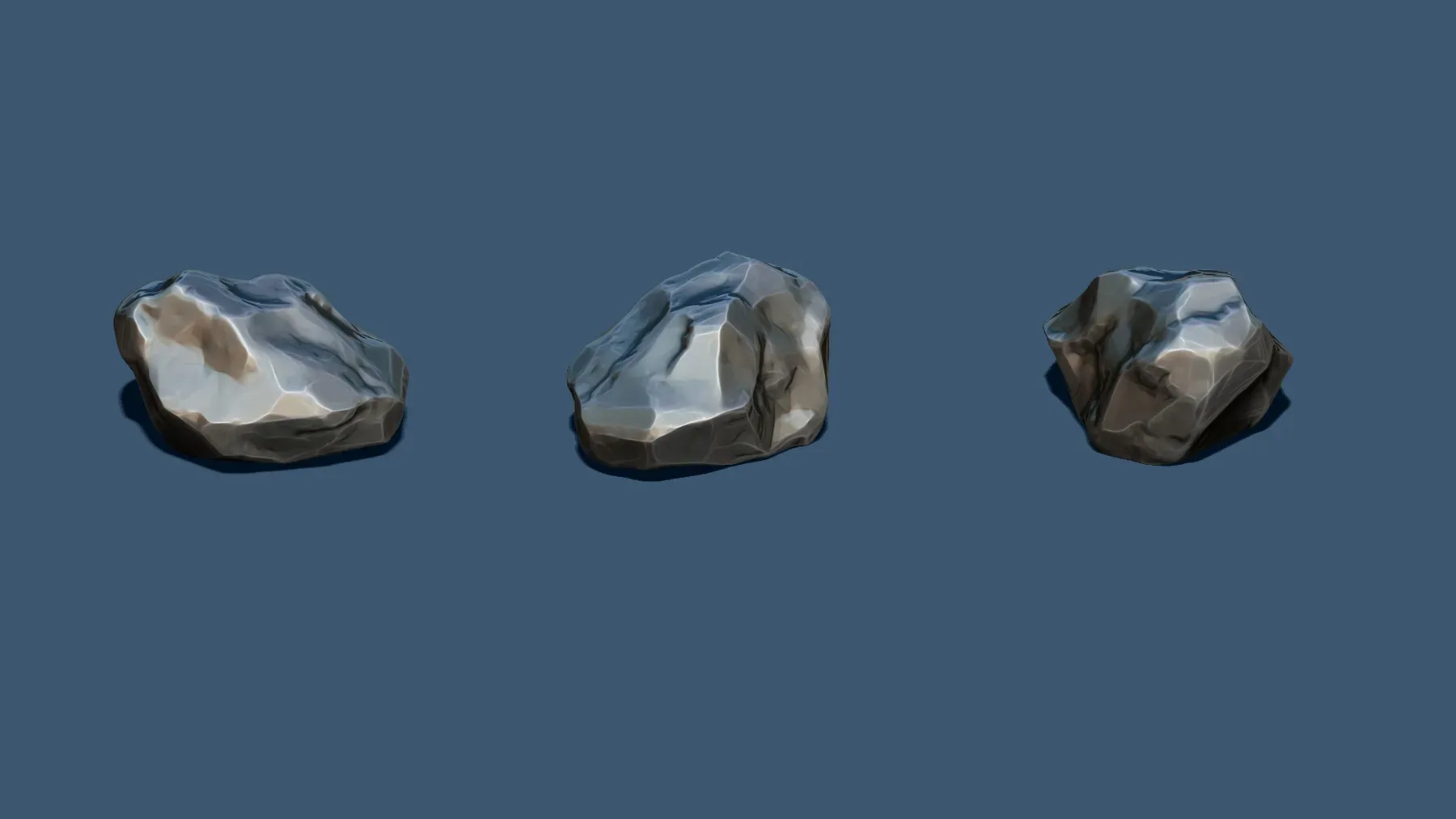 Zbrush - 30 Stylized Stones IMM Brushes