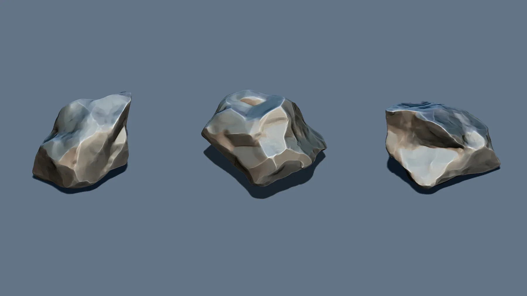 Zbrush - 30 Stylized Stones IMM Brushes