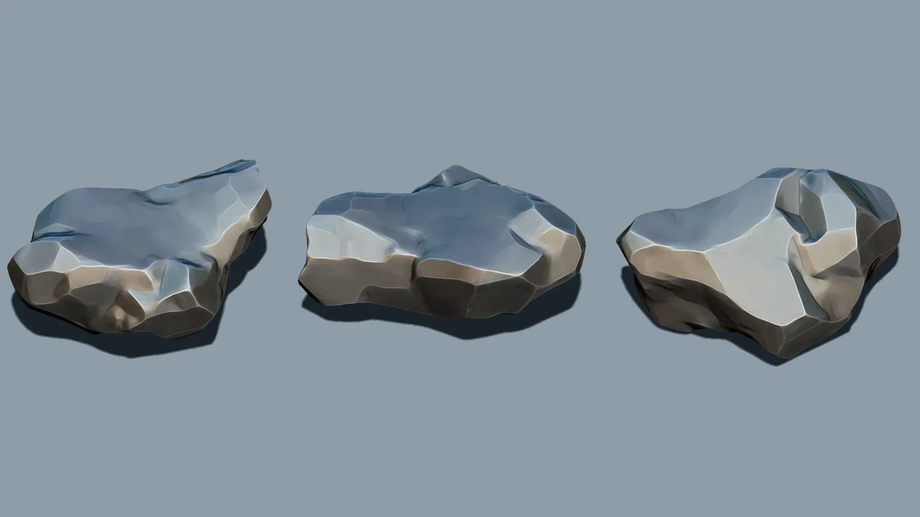 Zbrush - 30 Stylized Stones IMM Brushes