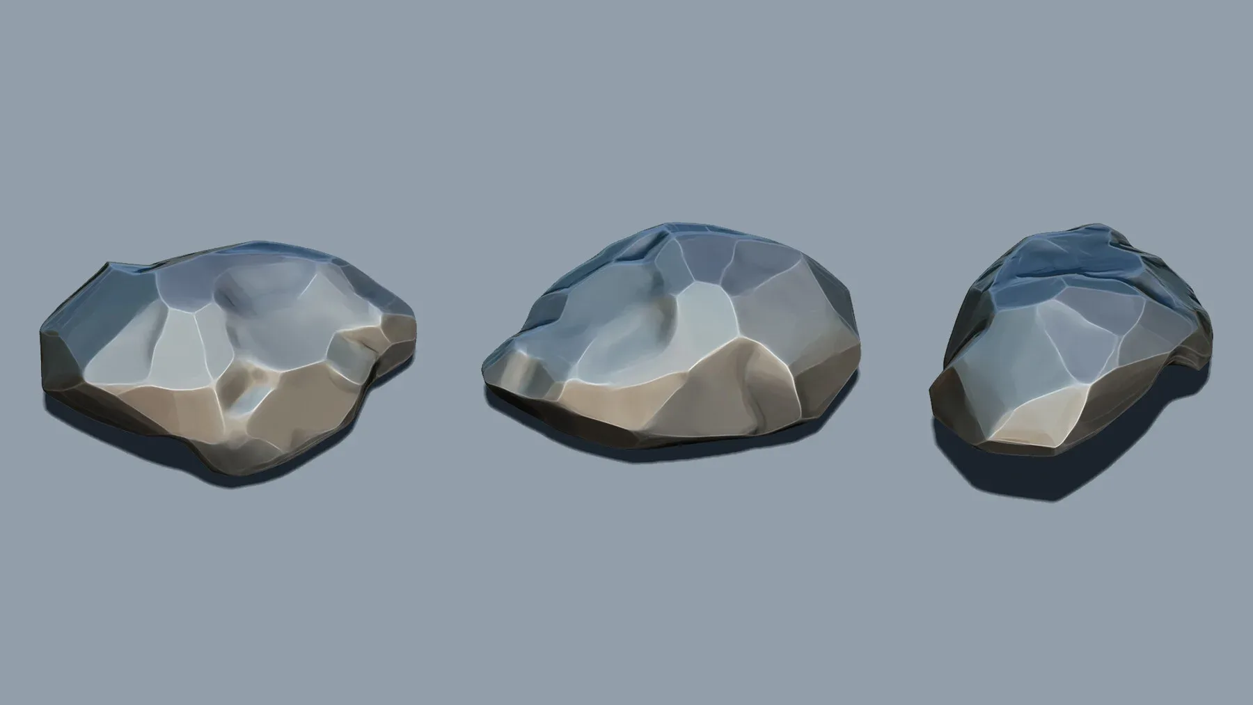 Zbrush - 30 Stylized Stones IMM Brushes