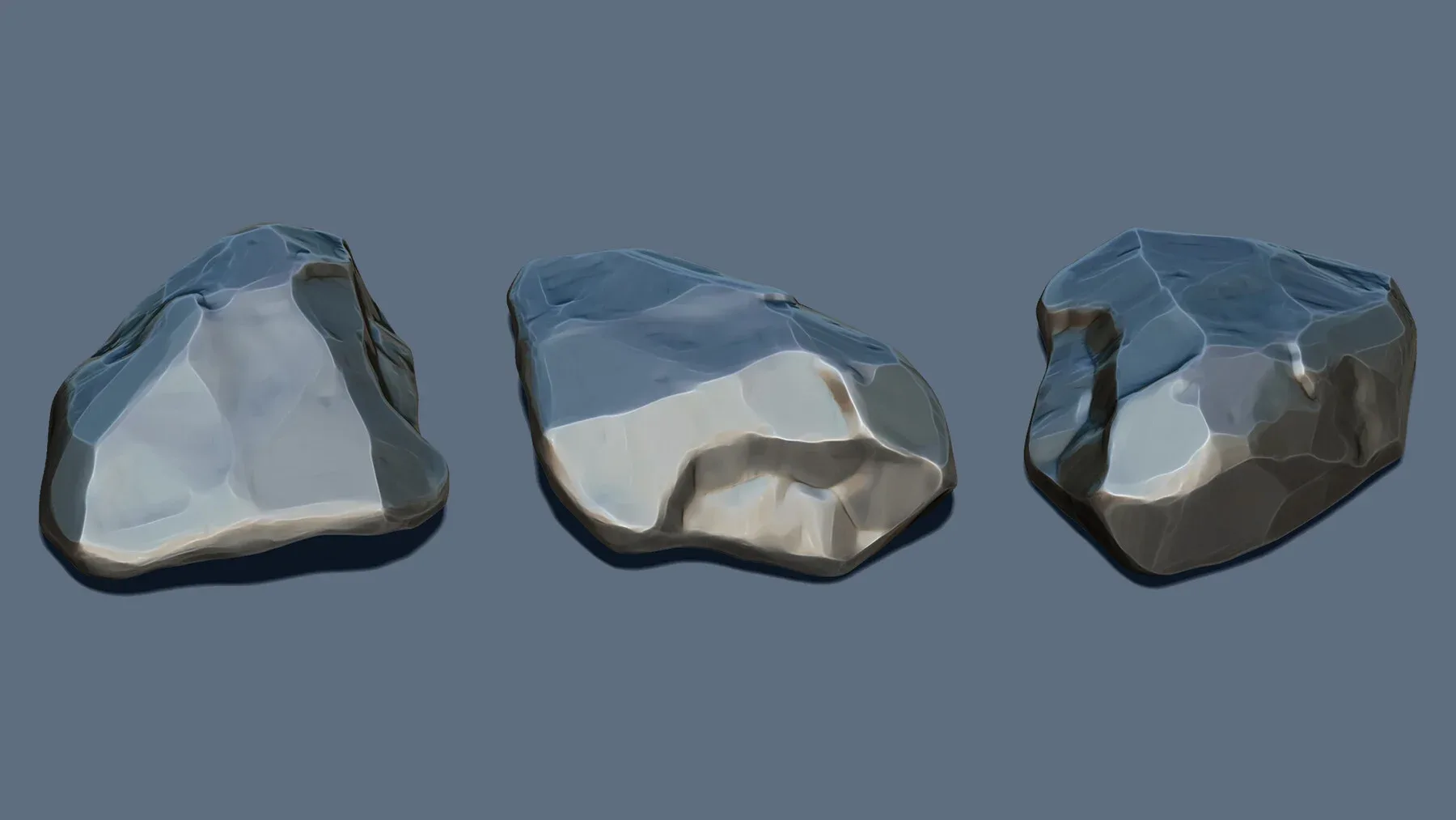 Zbrush - 30 Stylized Stones IMM Brushes