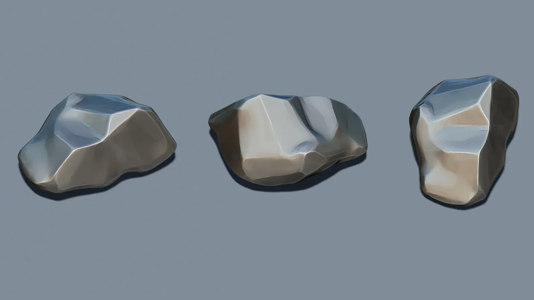 Zbrush - 30 Stylized Stones IMM Brushes