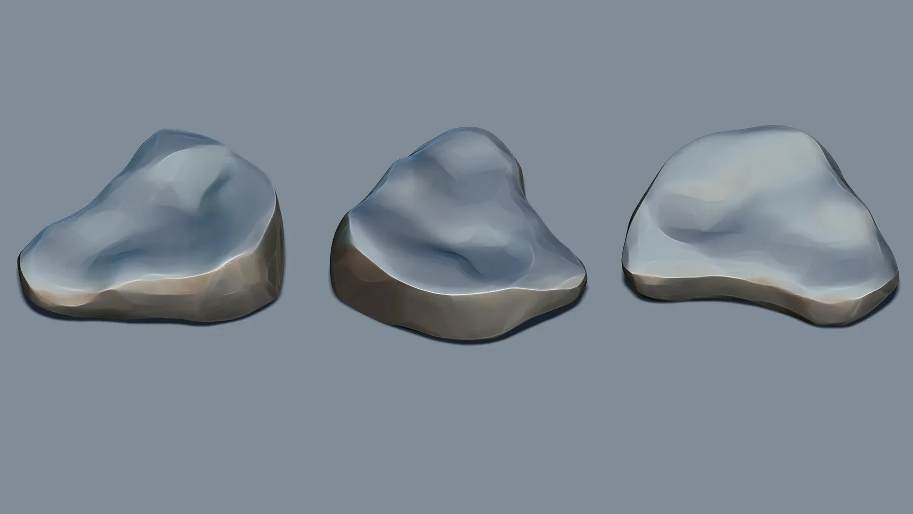 Zbrush - 30 Stylized Stones IMM Brushes