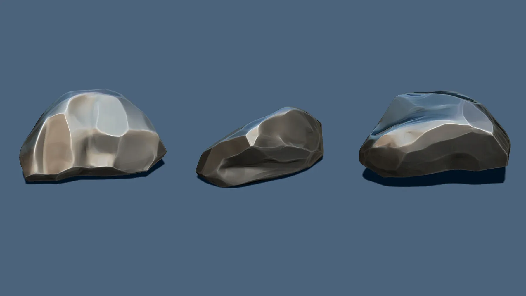 Zbrush - 30 Stylized Stones IMM Brushes