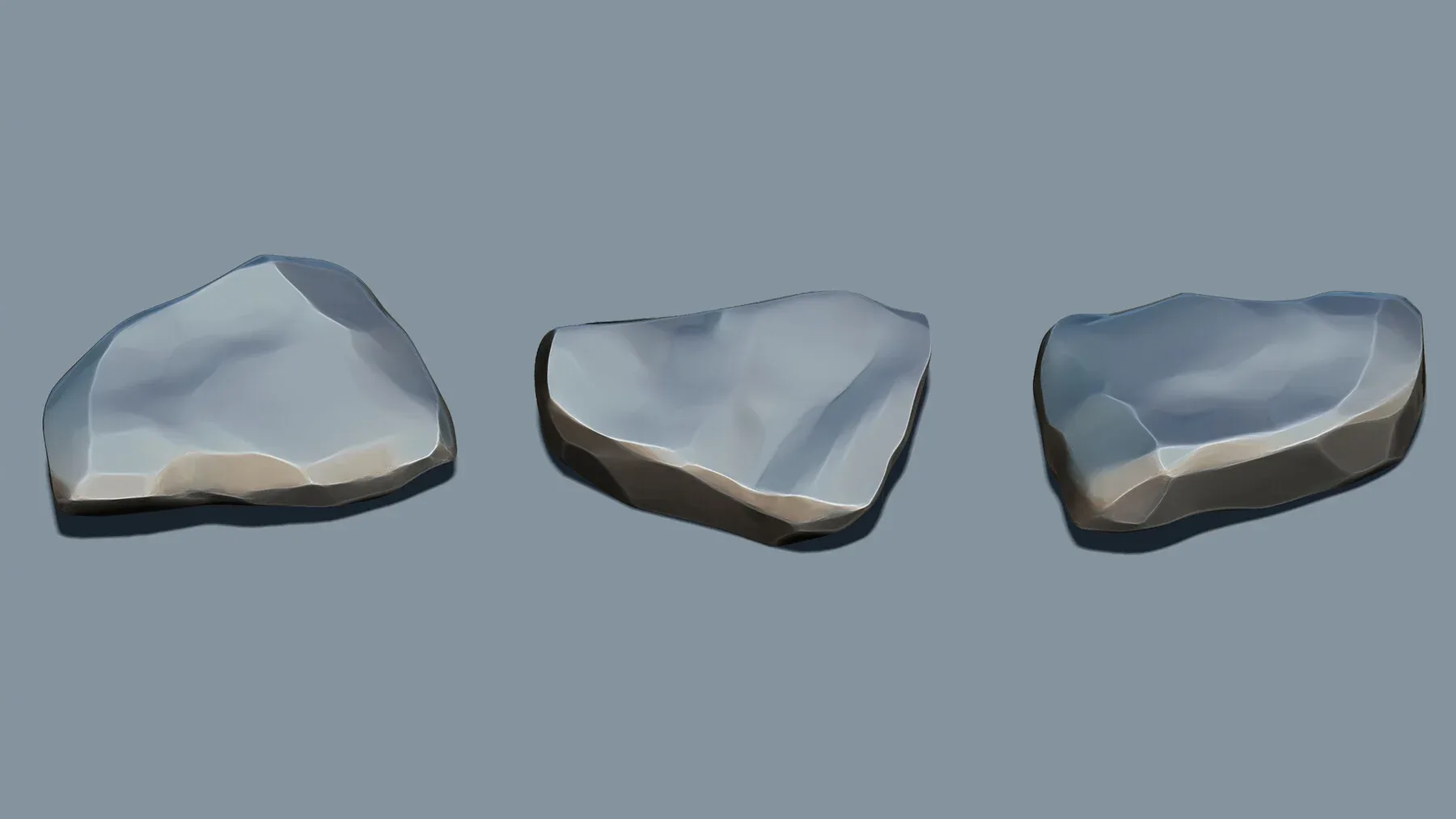 Zbrush - 30 Stylized Stones IMM Brushes