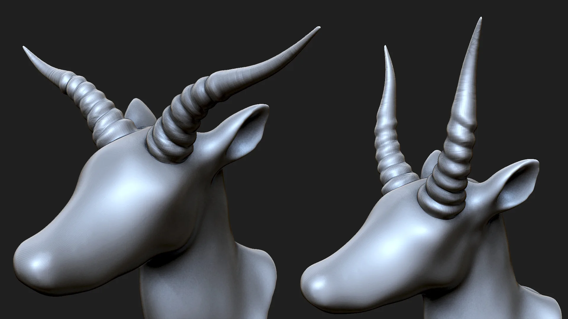 ZBrush - Horns IMM Brushes - VOL. 1