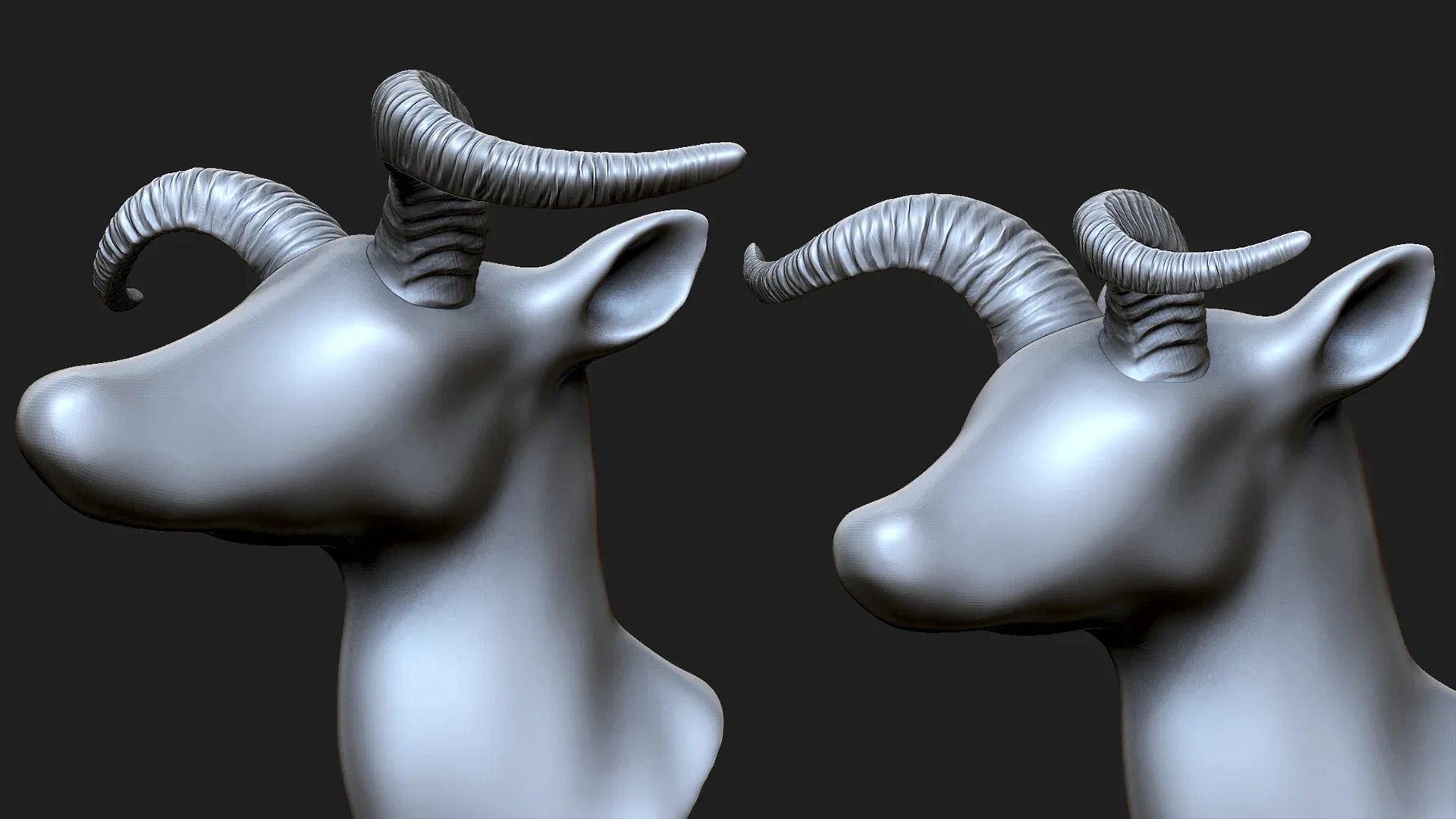 ZBrush - Horns IMM Brushes - VOL. 1