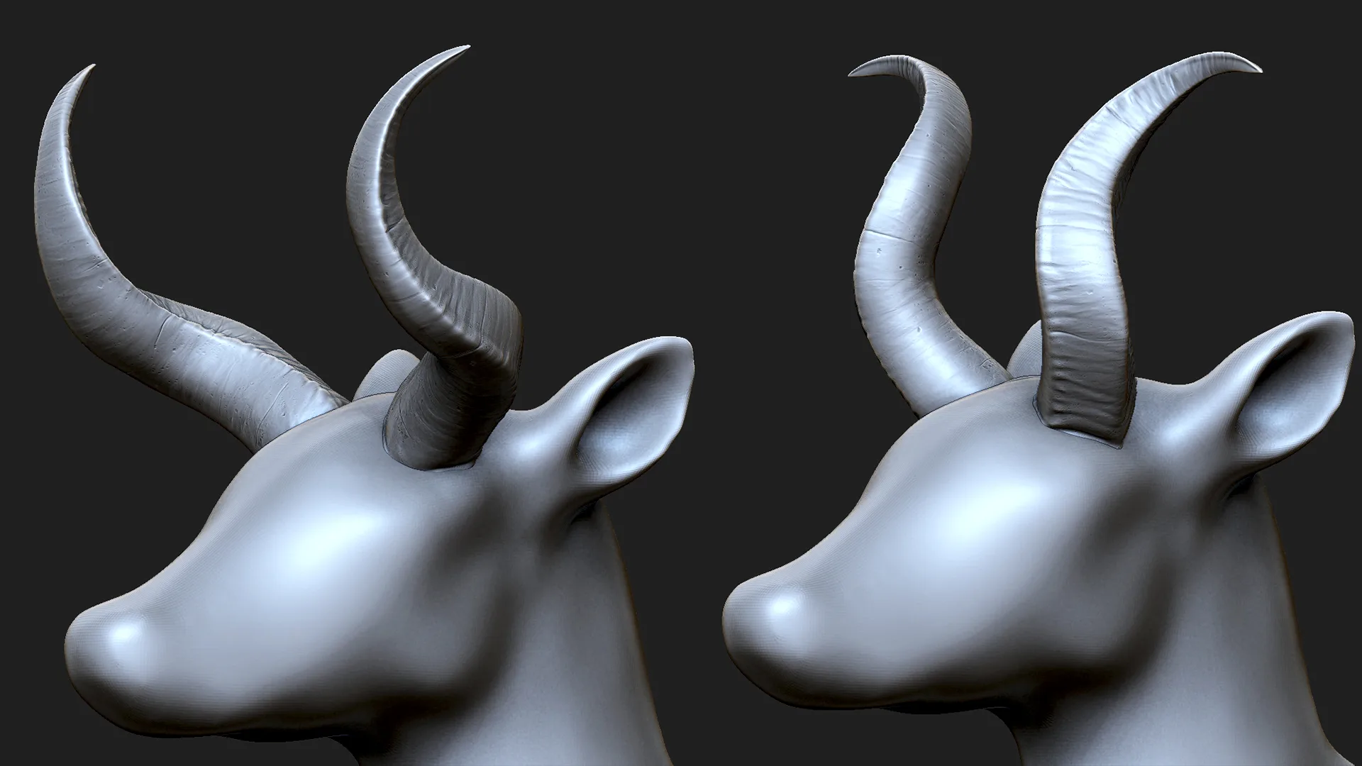 ZBrush - Horns IMM Brushes - VOL. 1