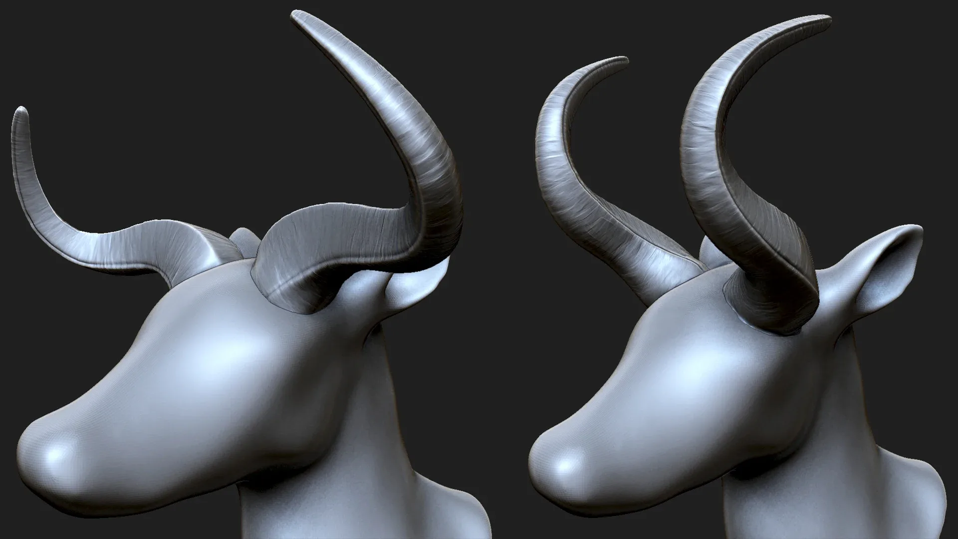 ZBrush - Horns IMM Brushes - VOL. 1