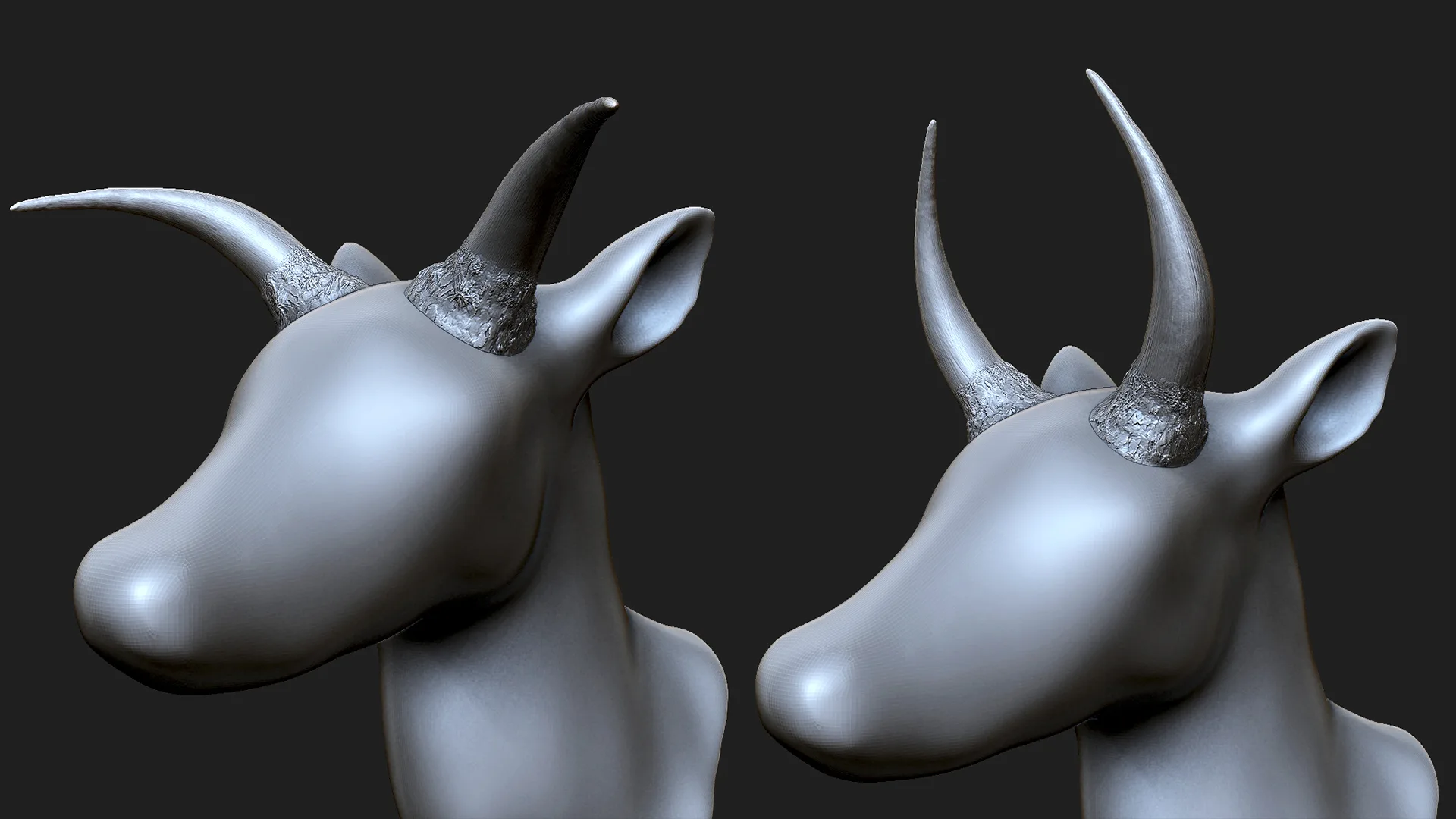 ZBrush - Horns IMM Brushes - VOL. 1