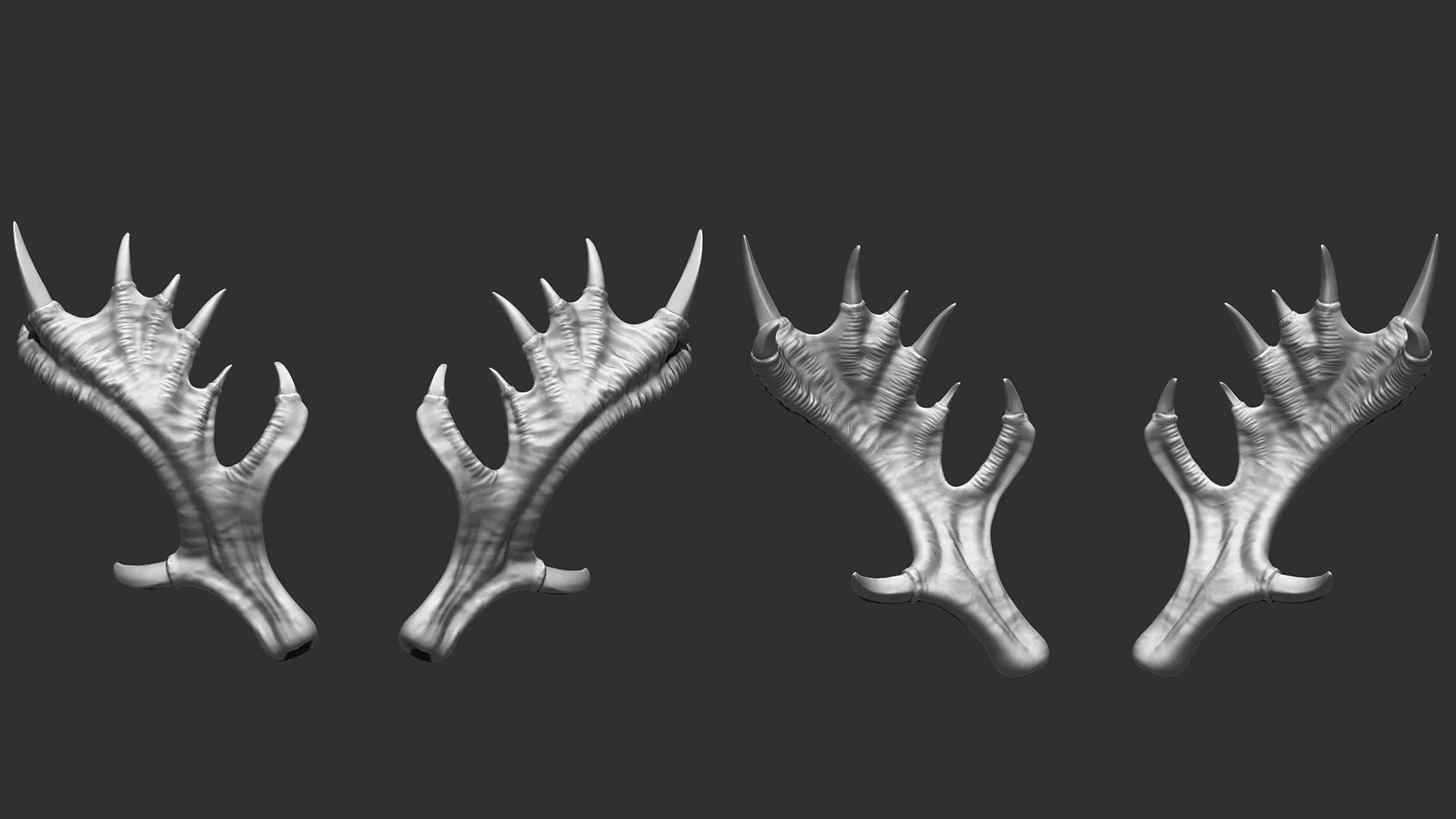 ZBrush - Horns IMM Brushes - VOL. 2