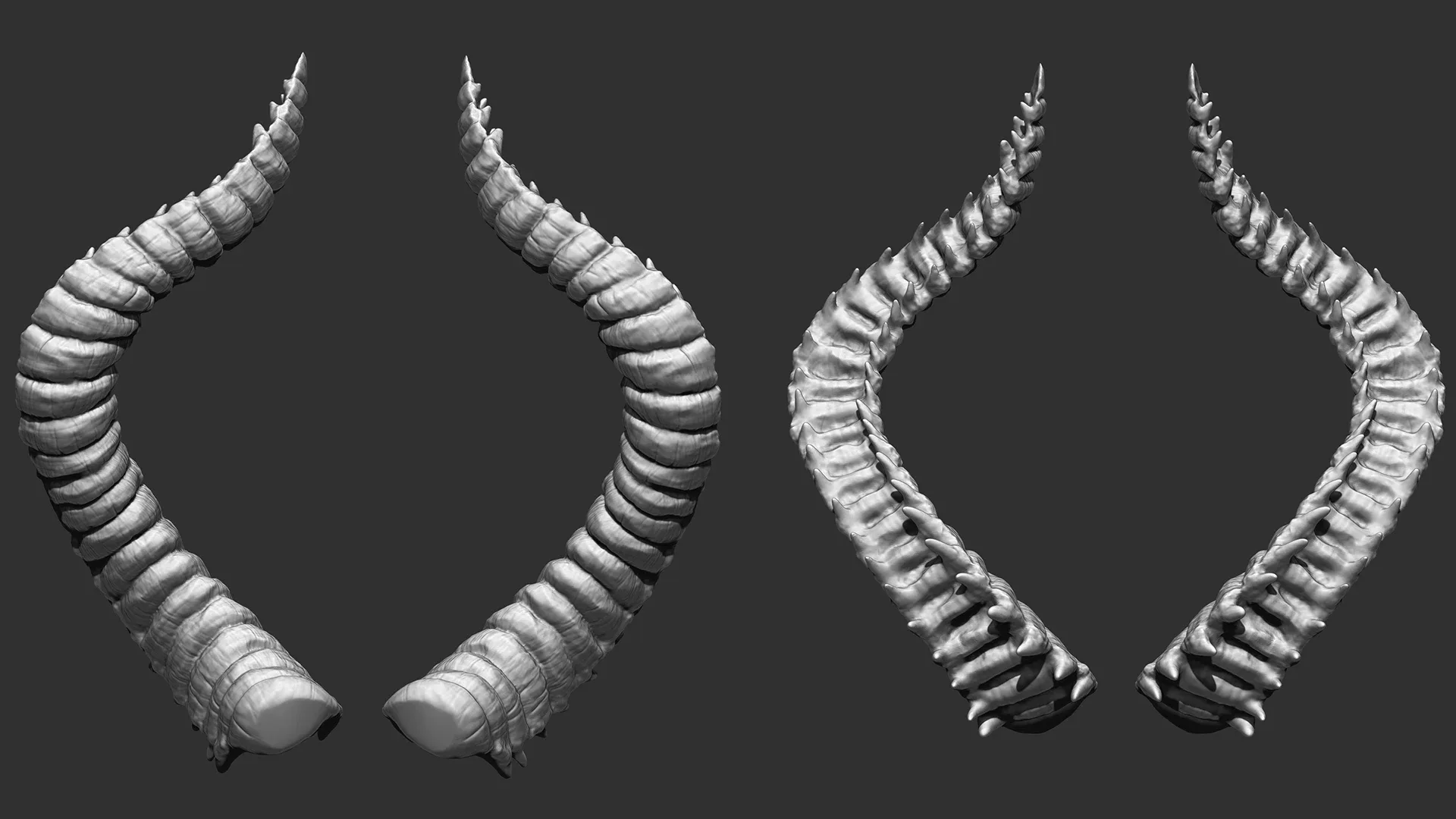 ZBrush - Horns IMM Brushes - VOL. 2