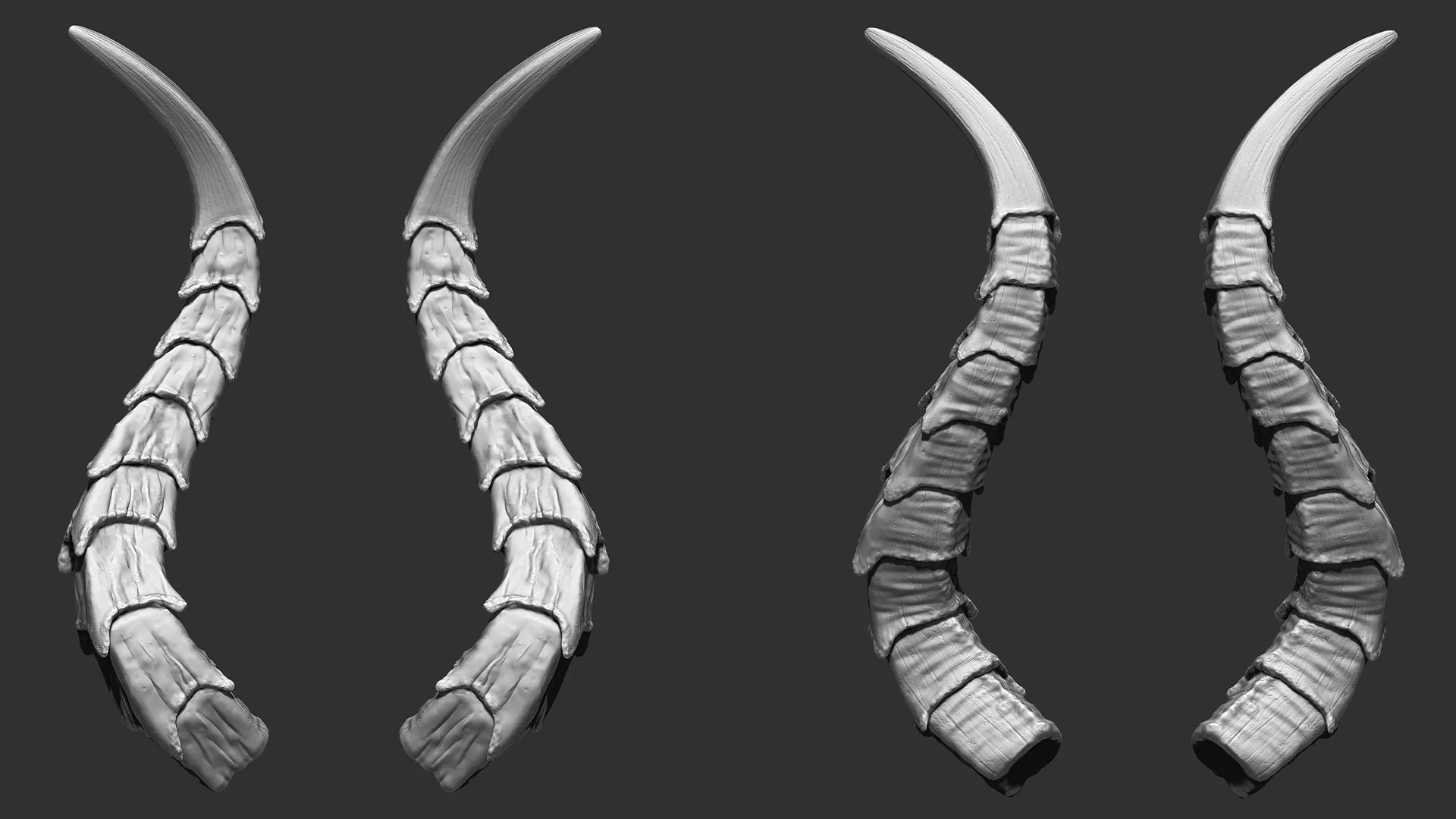 ZBrush - Horns IMM Brushes - VOL. 2