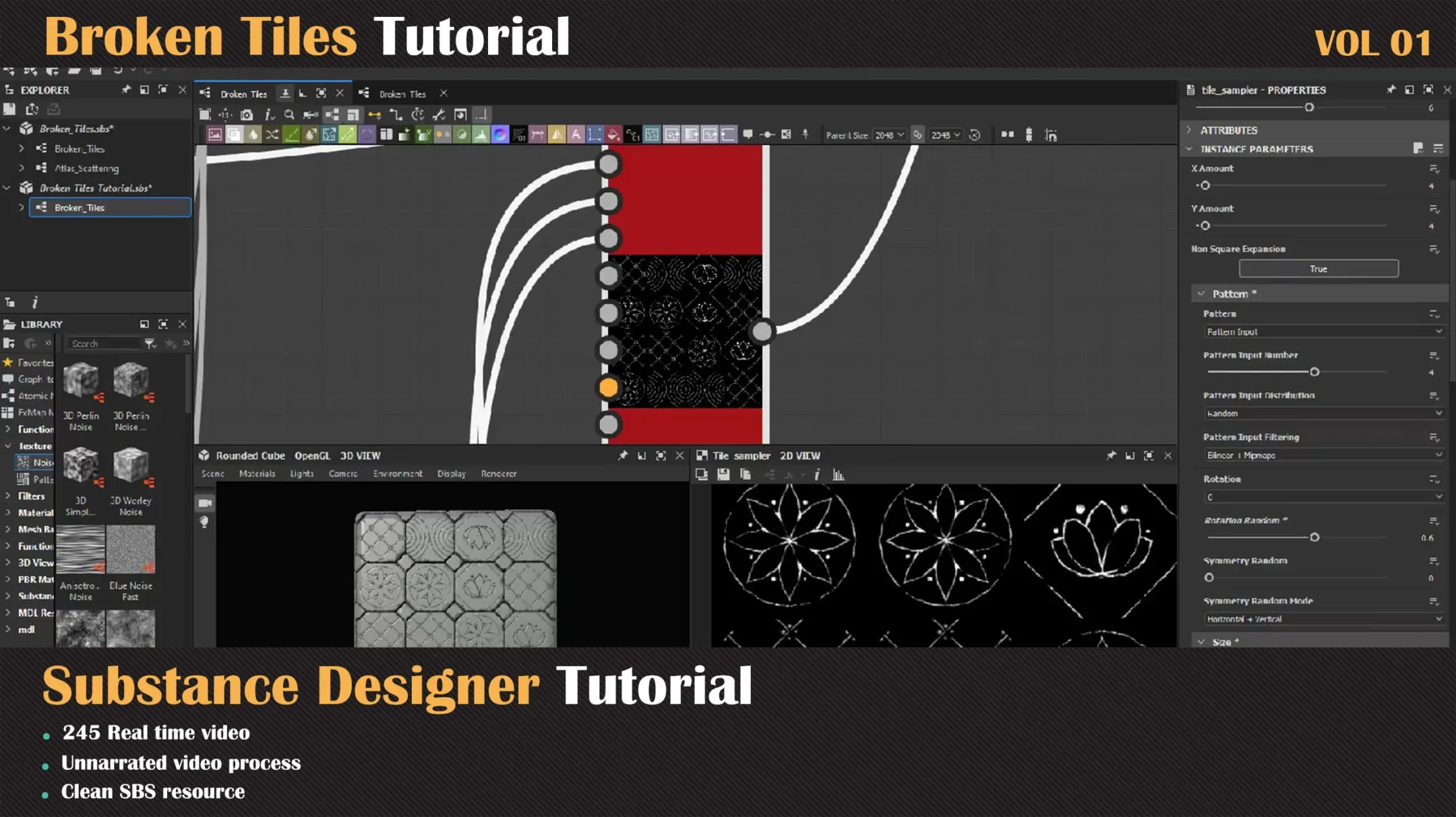 Broken Tiles Tutorial - VOL 01