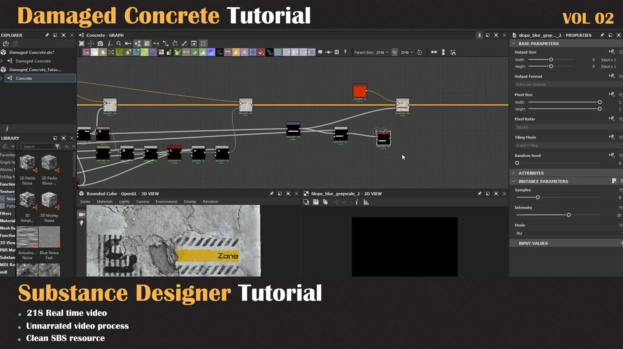 Damaged Concrete Tutorial VOL-02