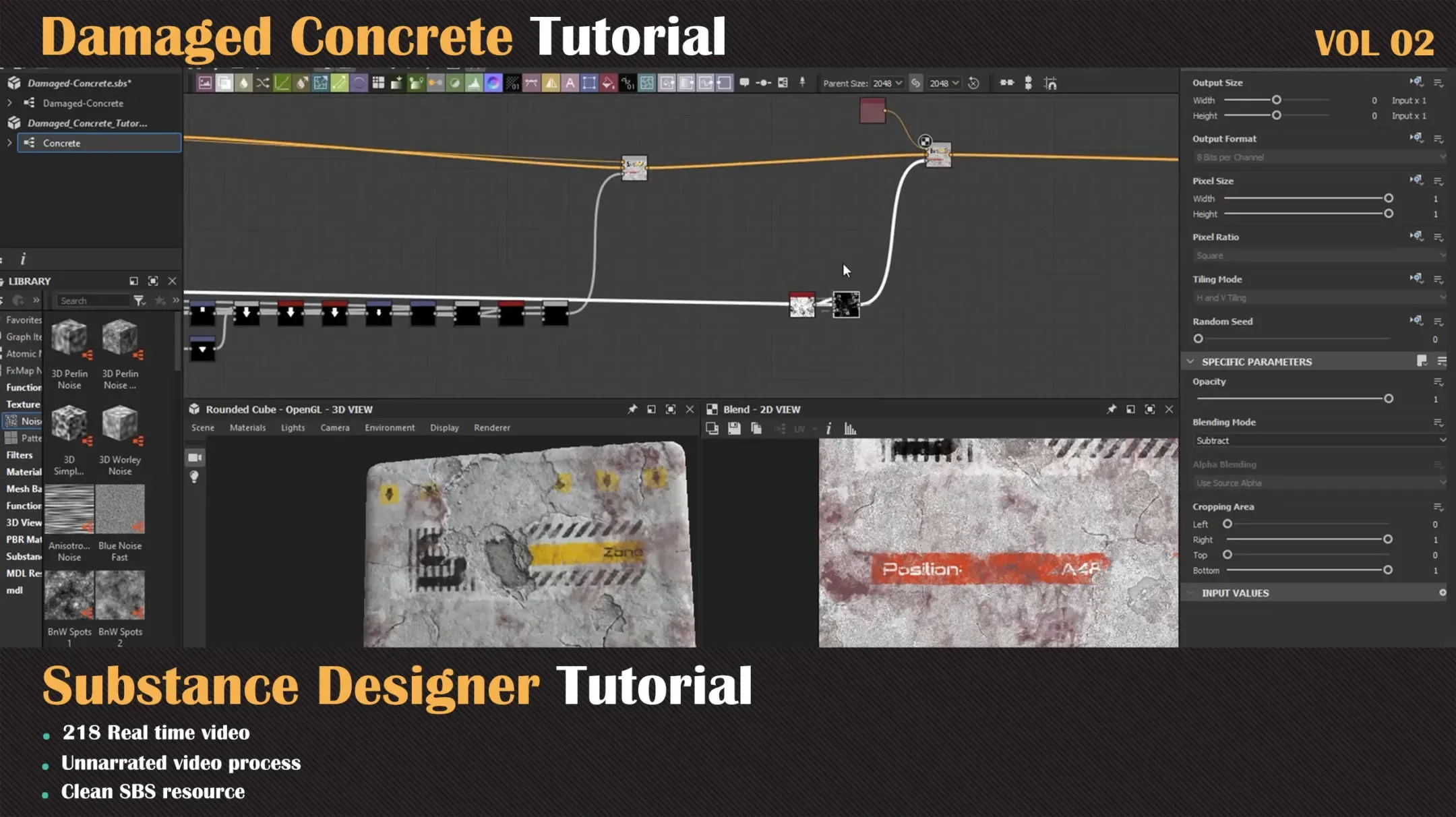 Damaged Concrete Tutorial VOL-02