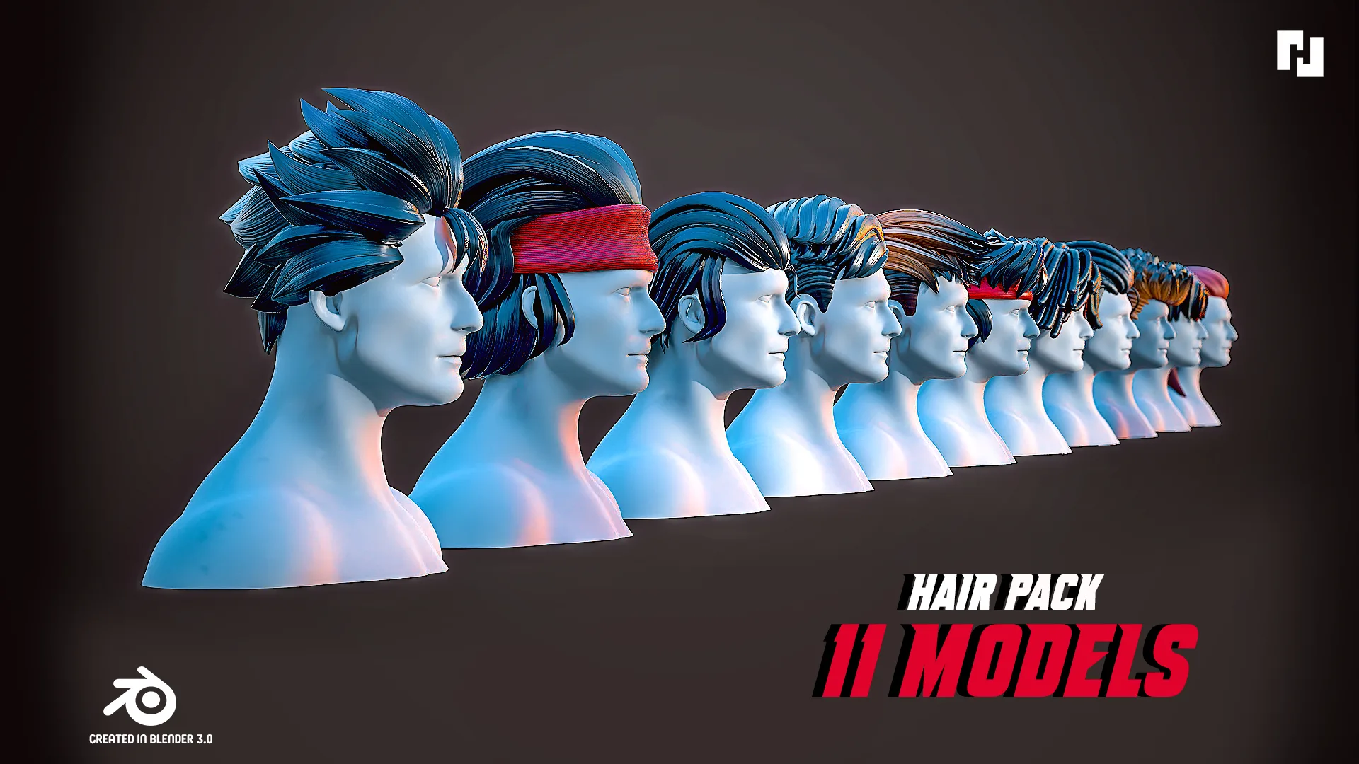 Hair male pack