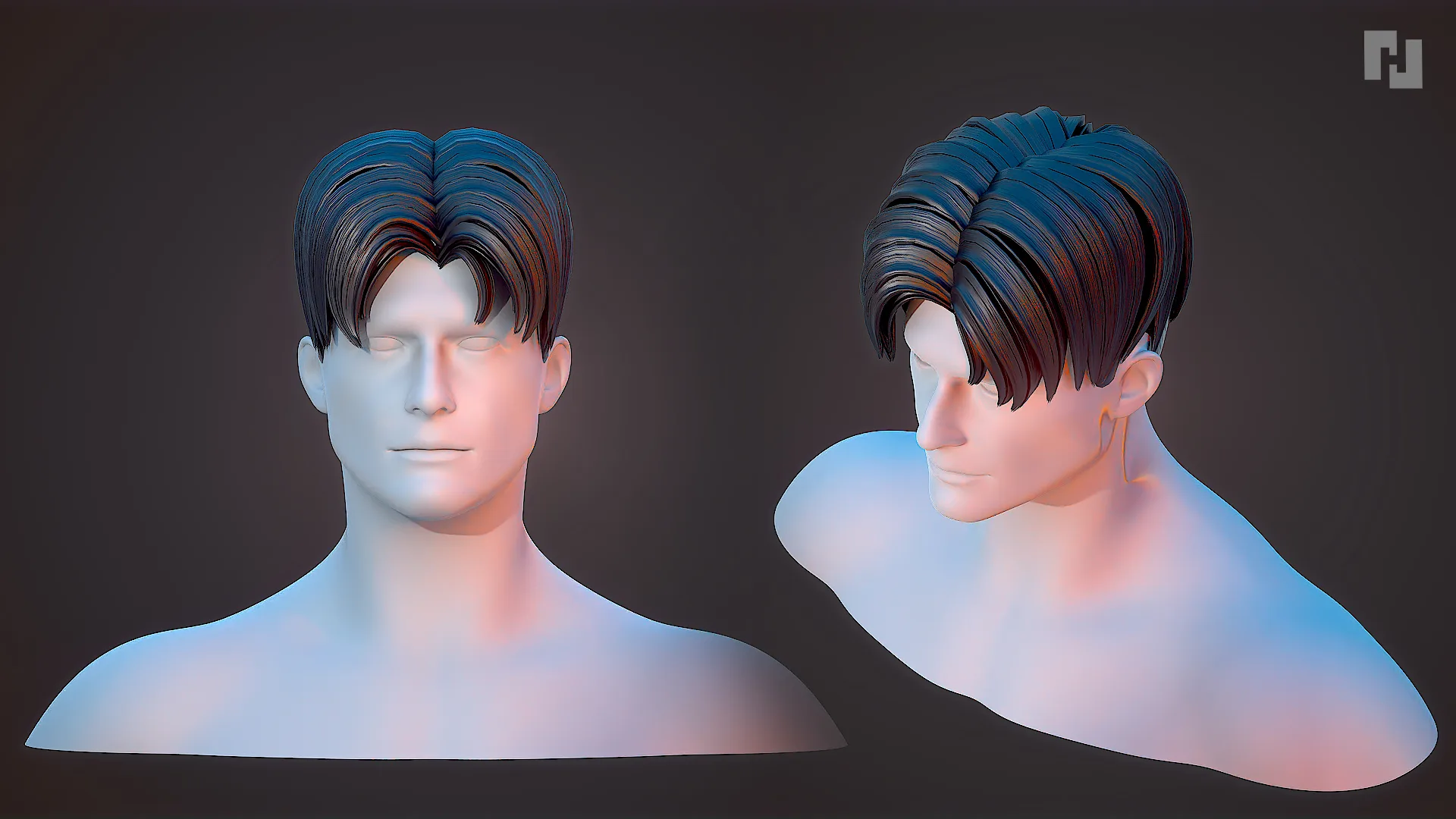 Hair male pack