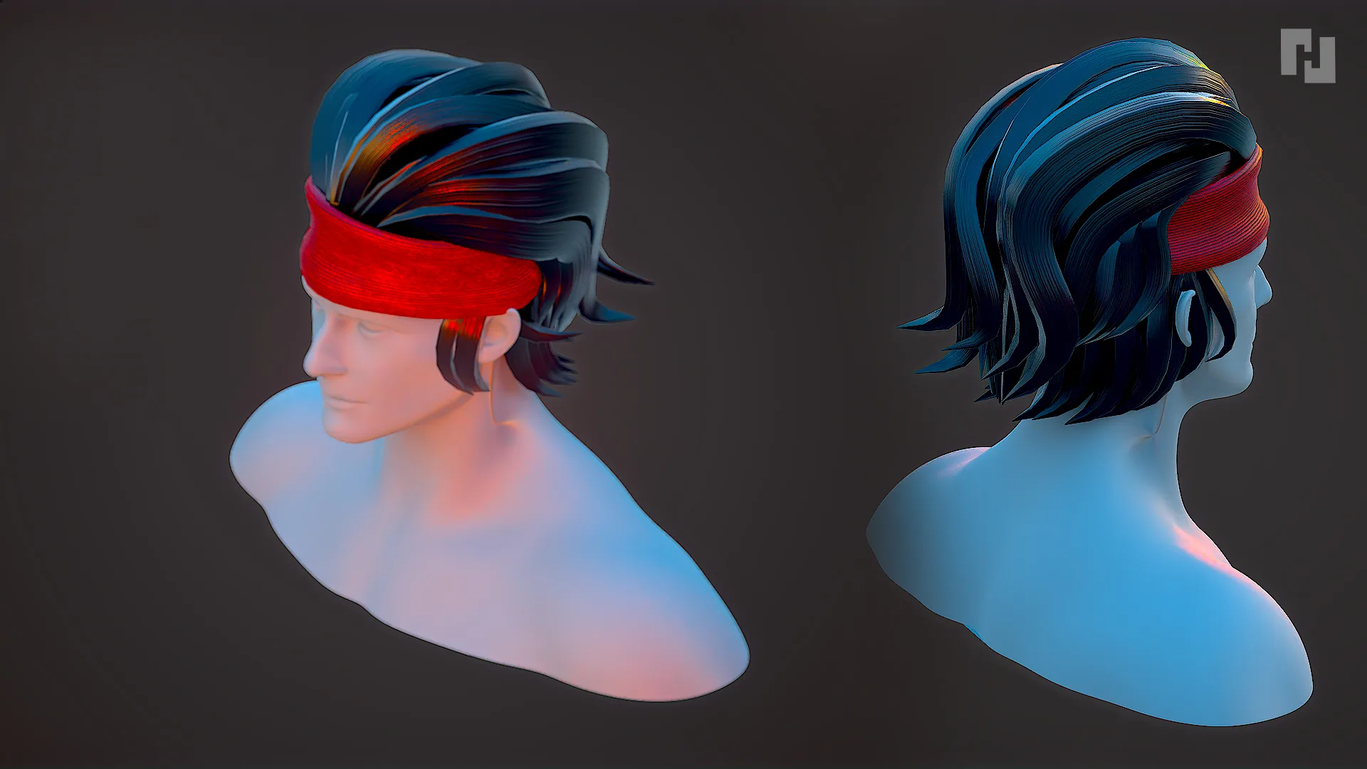 Hair male pack