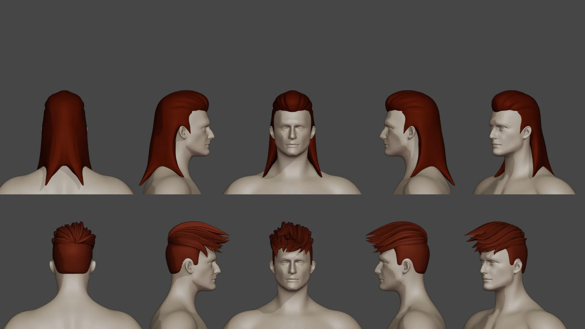 Hair male pack