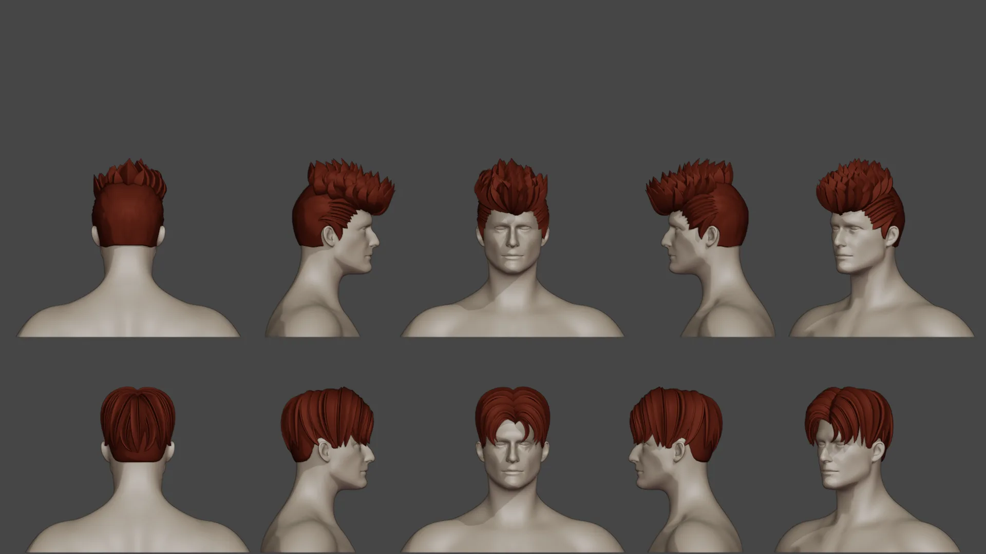 Hair male pack