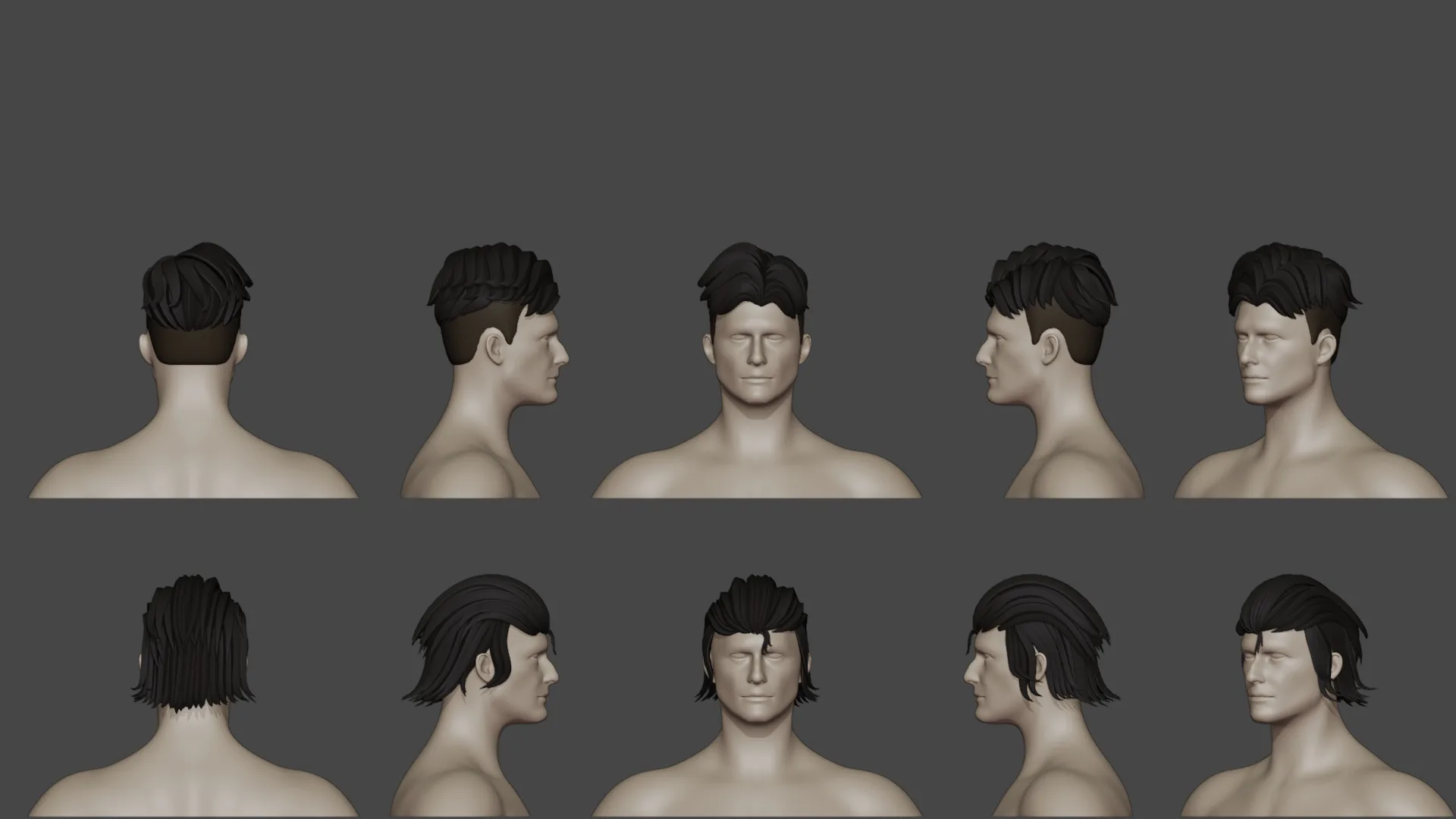 Hair male pack