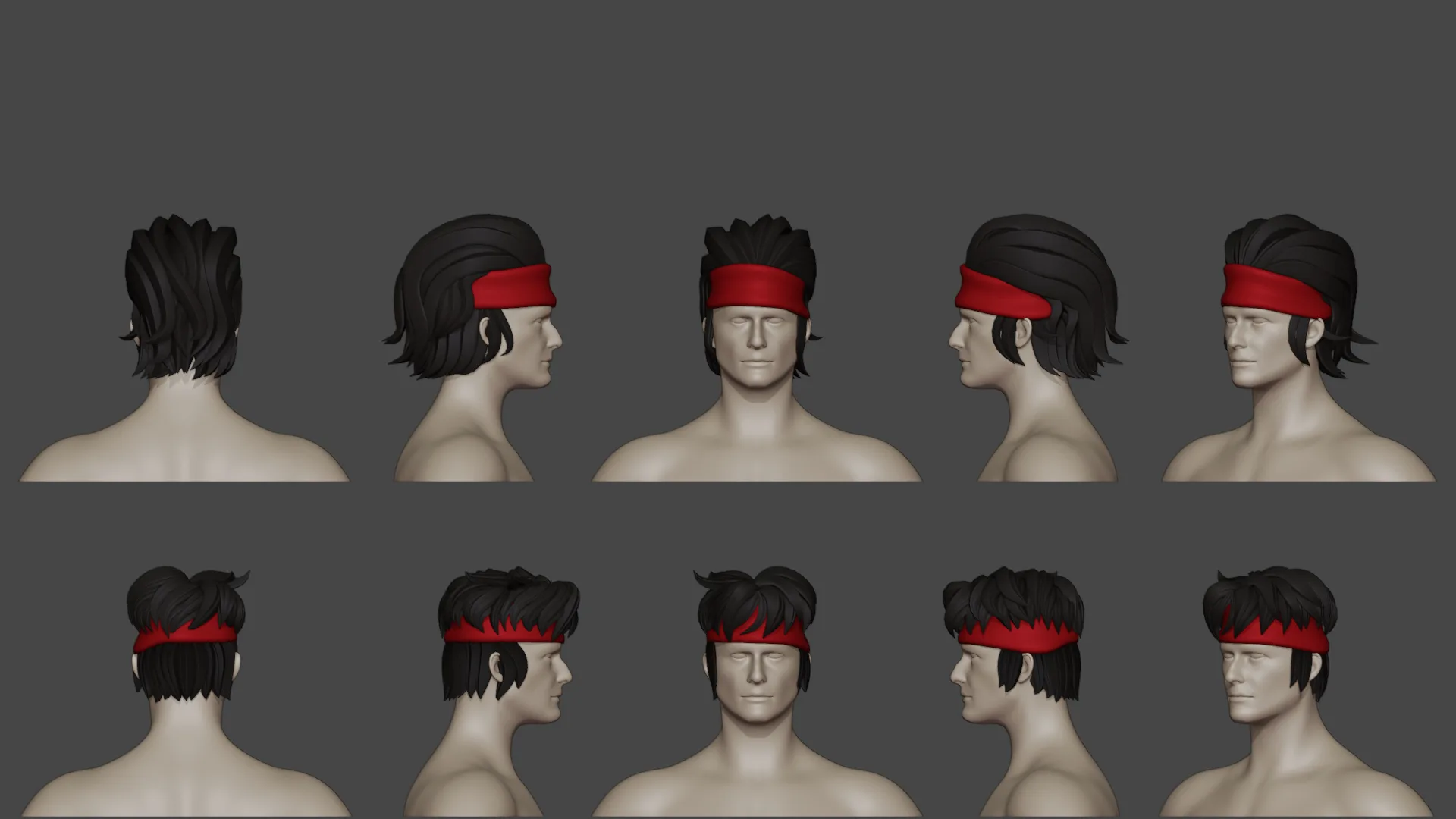 Hair male pack