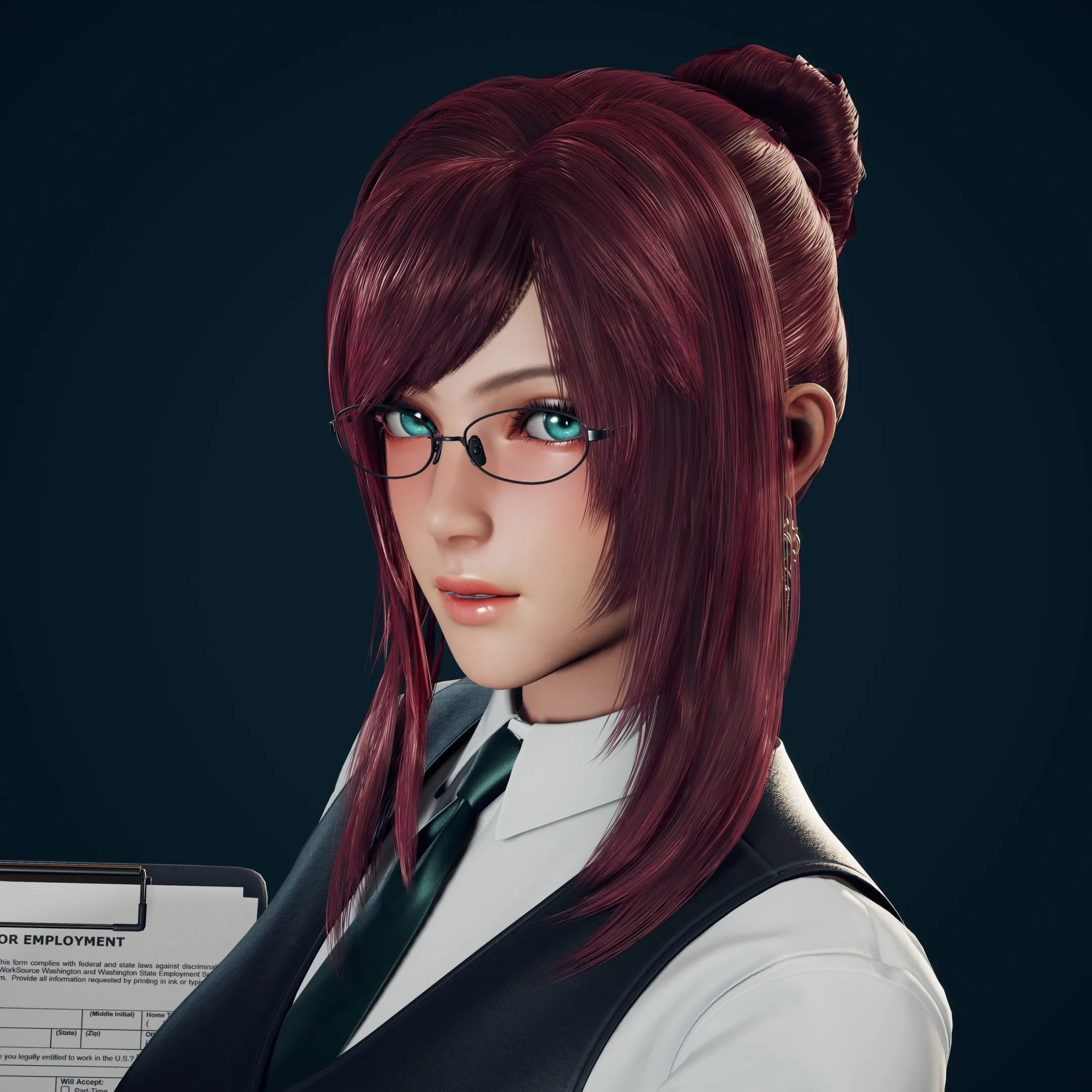 Primrose Office Lady - Game Ready