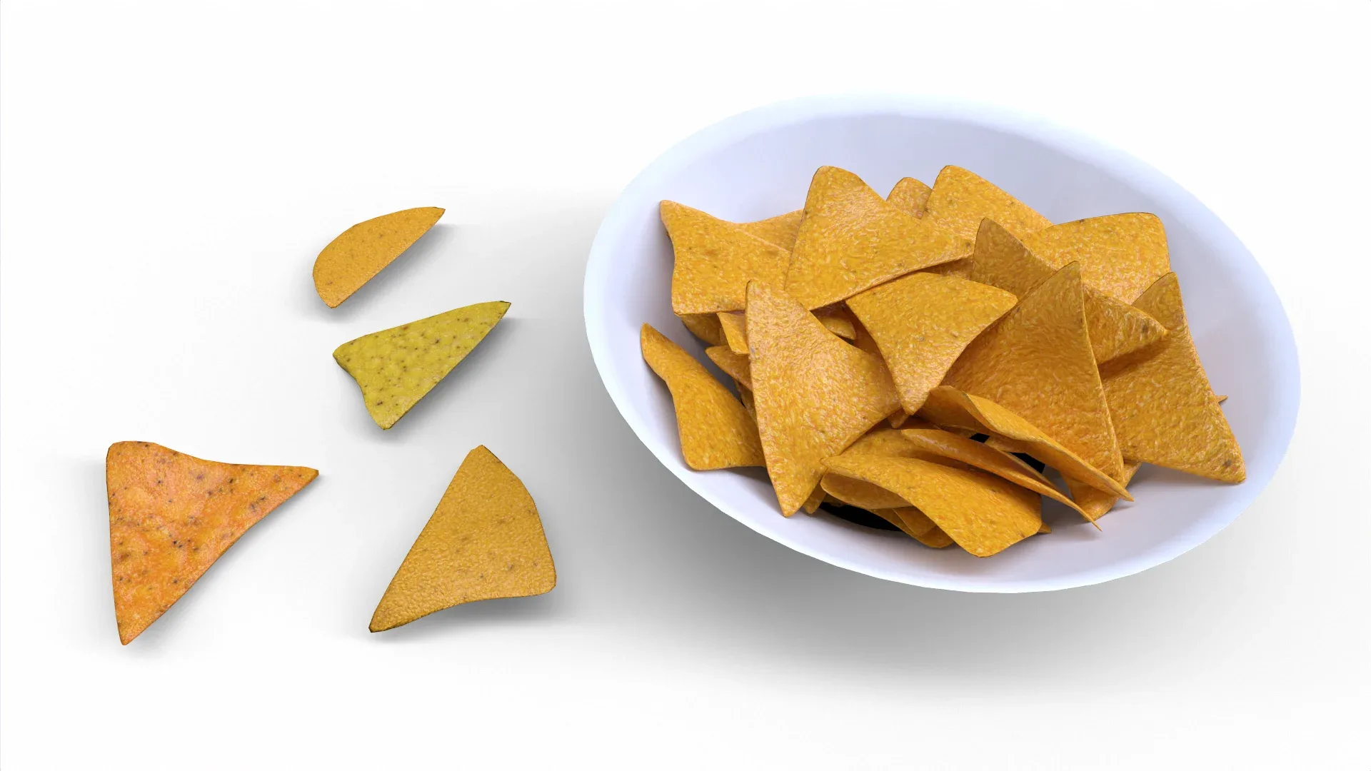 Nacho Chips - Low Poly