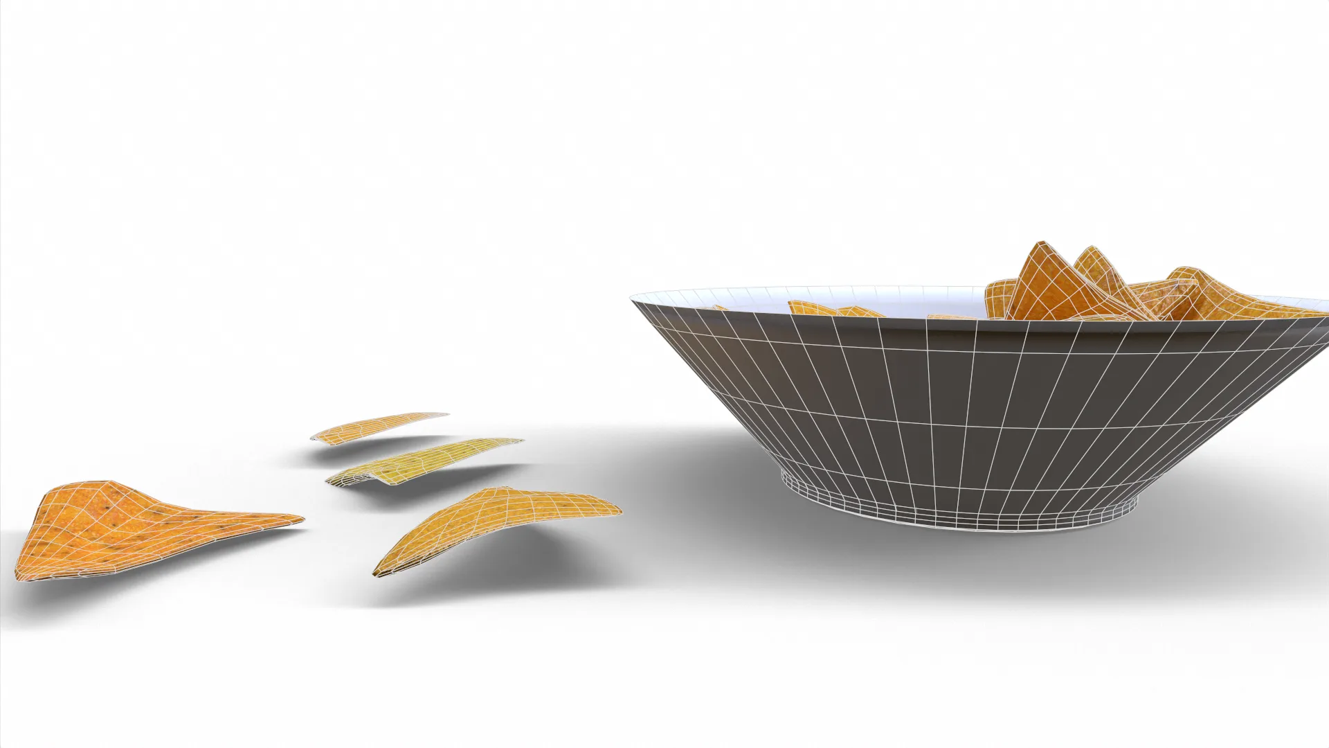 Nacho Chips - Low Poly