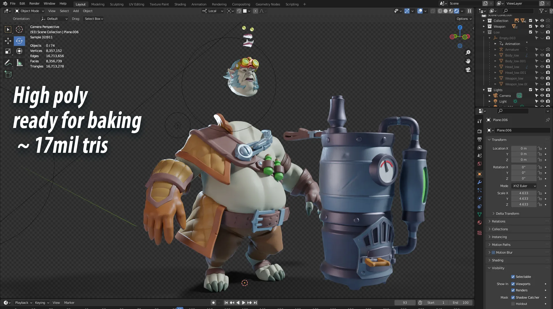 Create a Commercial 3D Game Character in Blender Full Tutorial