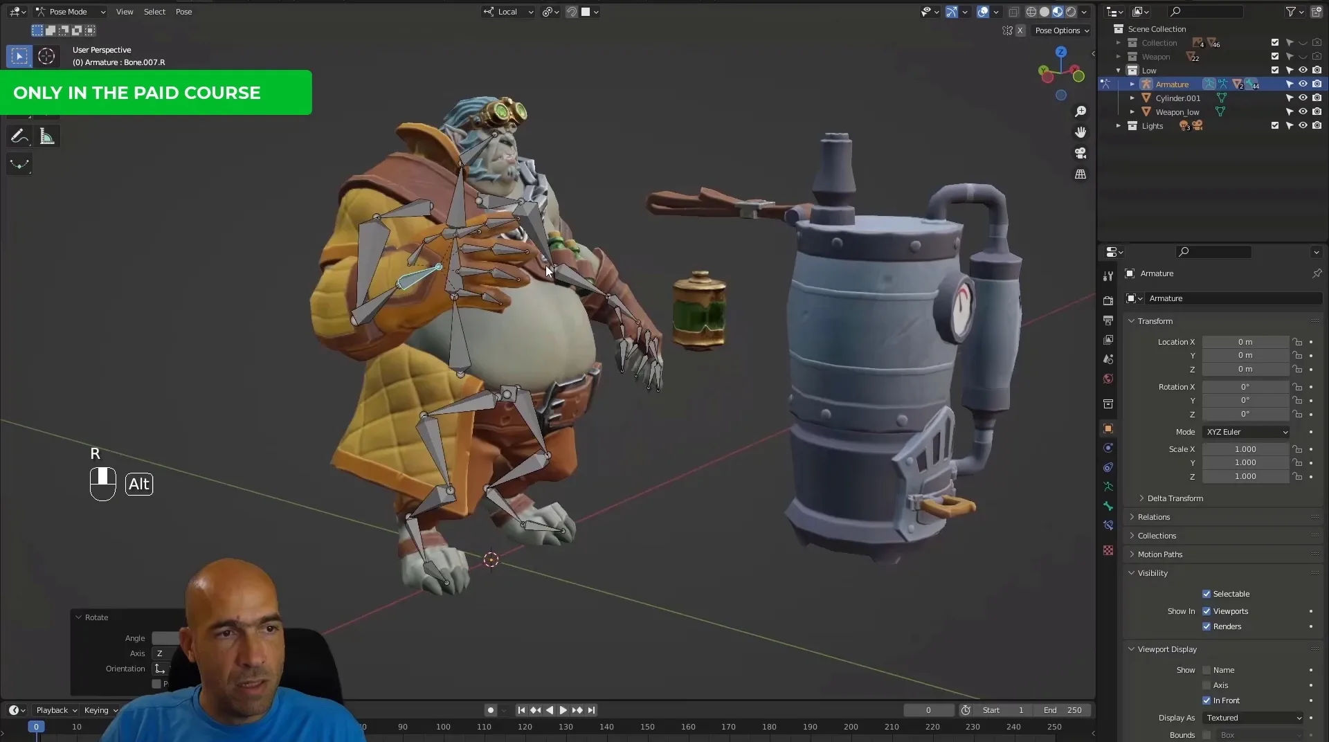 Create a Commercial 3D Game Character in Blender Full Tutorial