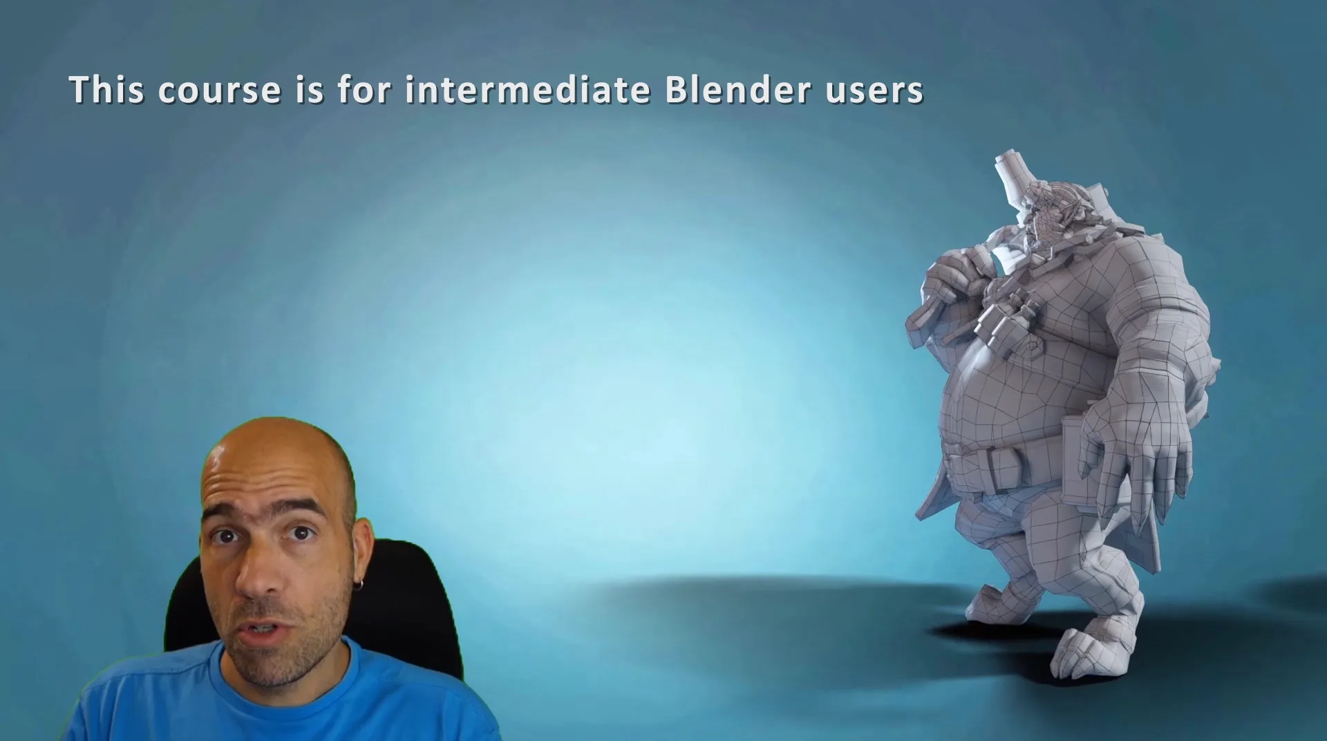 Create a Commercial 3D Game Character in Blender Full Tutorial