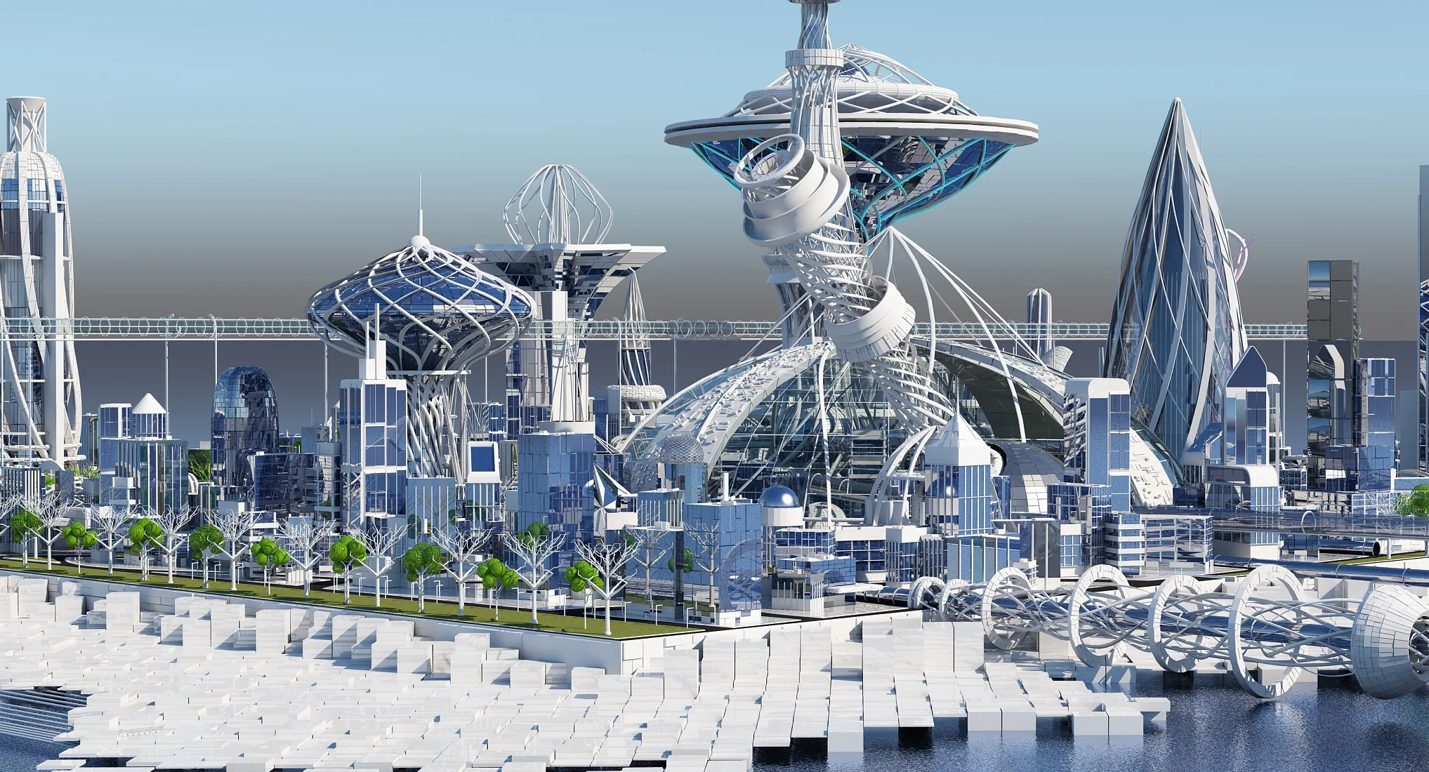 Future City HD 2018 3D model