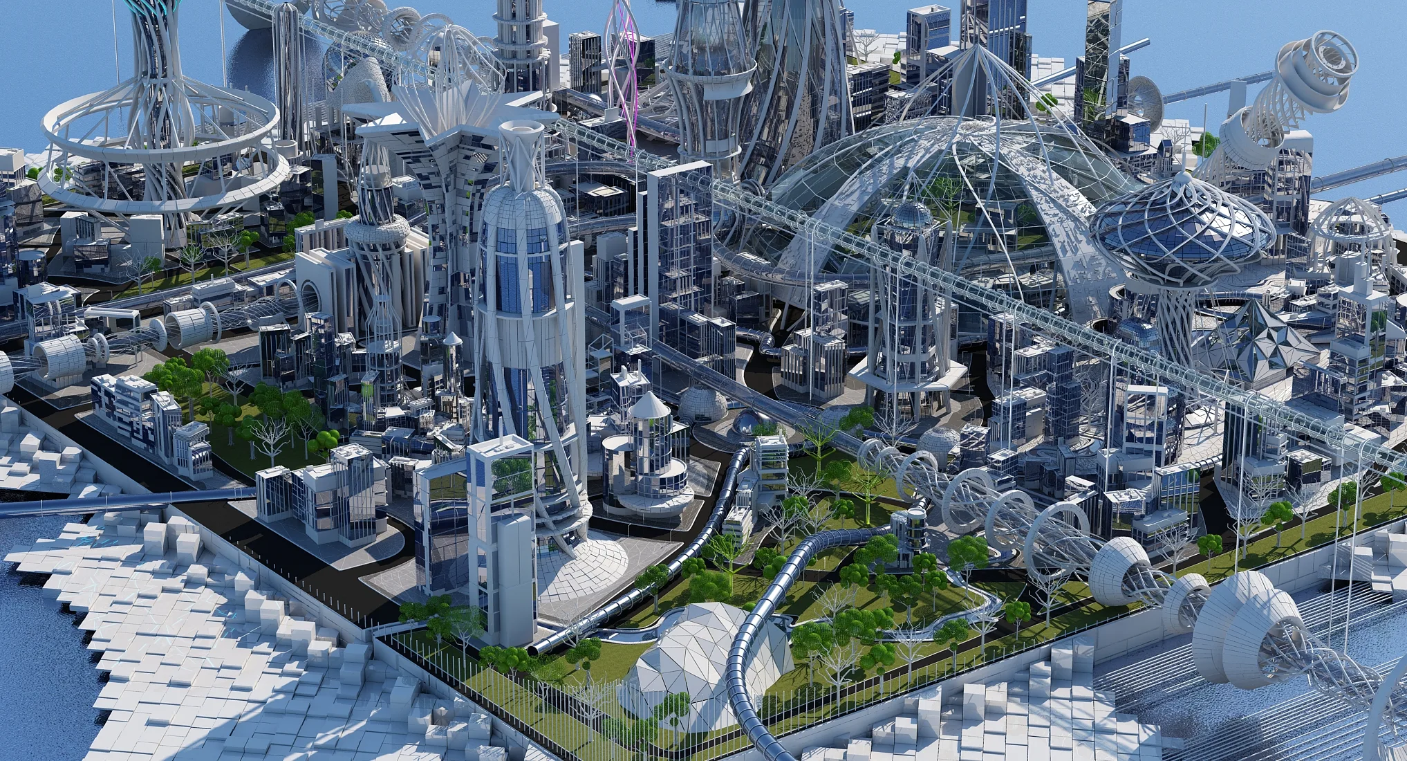 Future City HD 2018 3D model