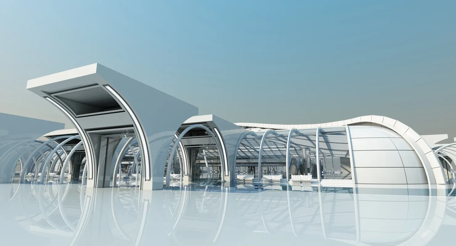 Futuristic Architectural Structure