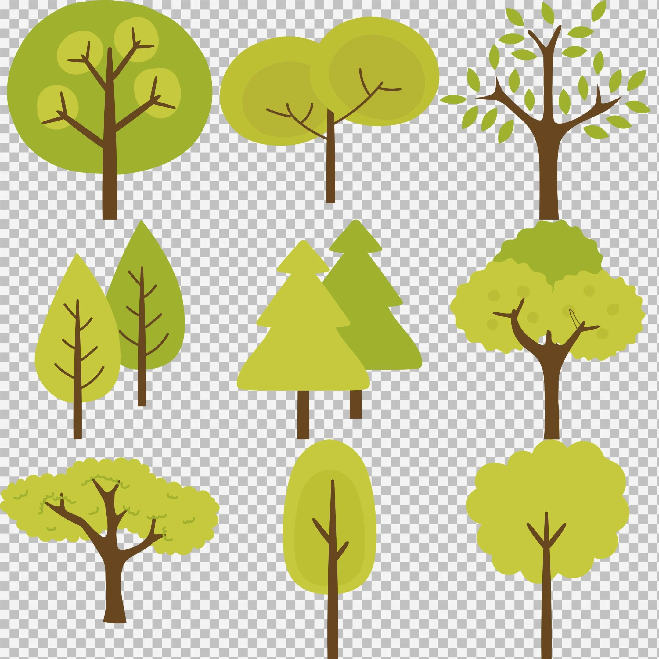 1000 Flowers & Trees transparent background png 8k vol 2