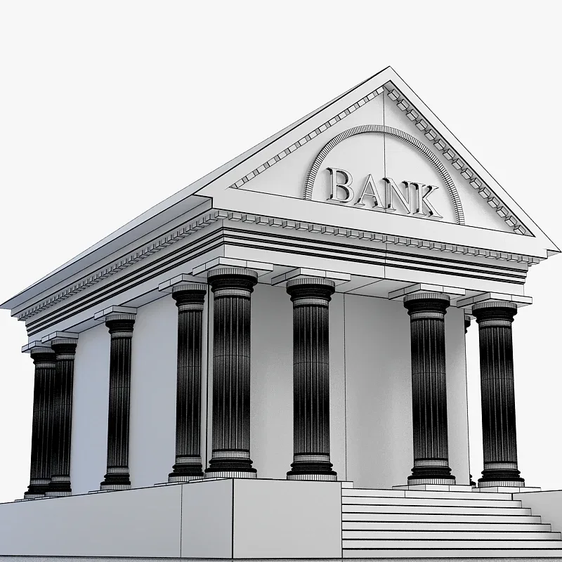 Bank Building Symbol