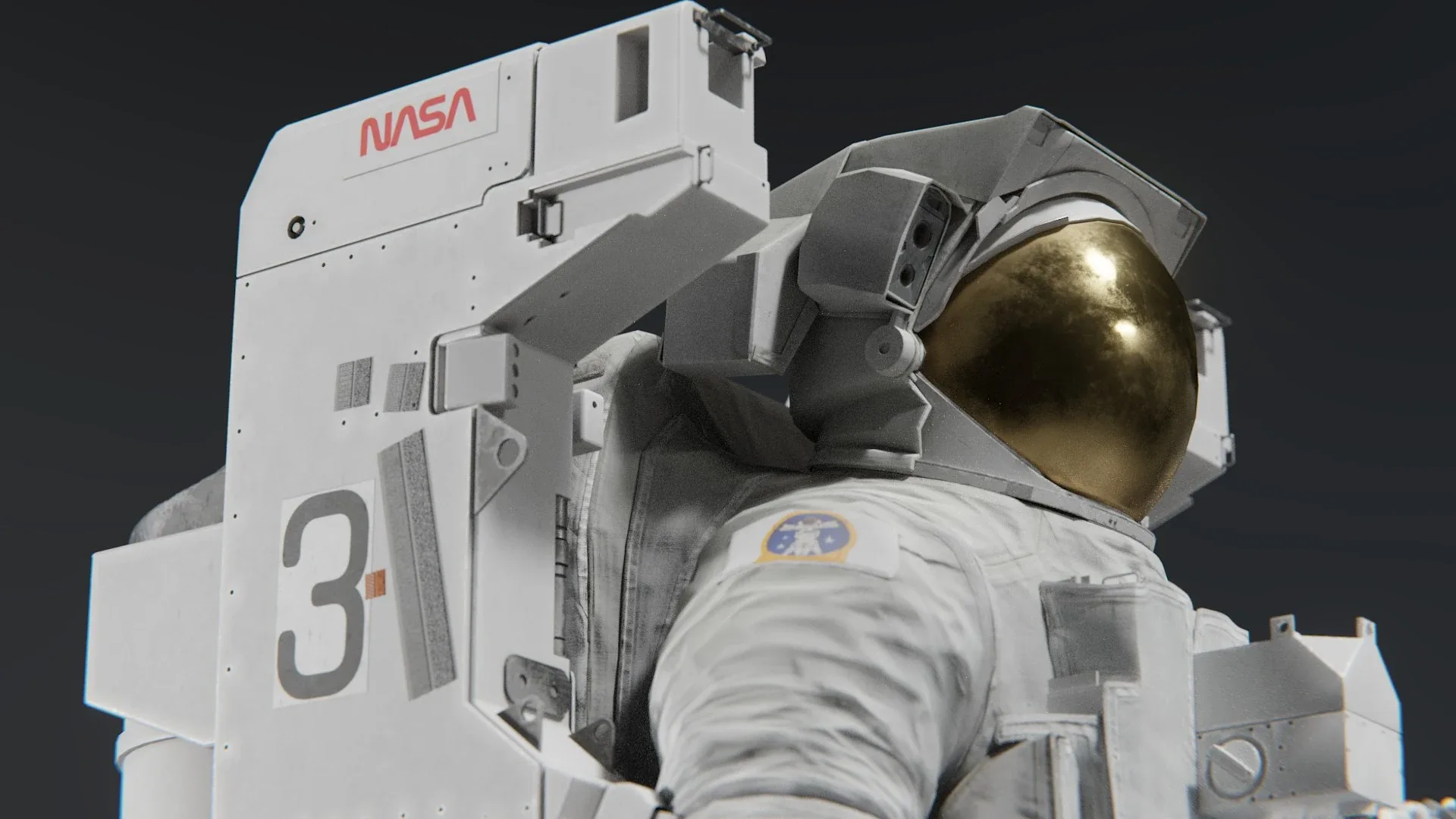 NASA EMU MMU Astronaut Spacesuit